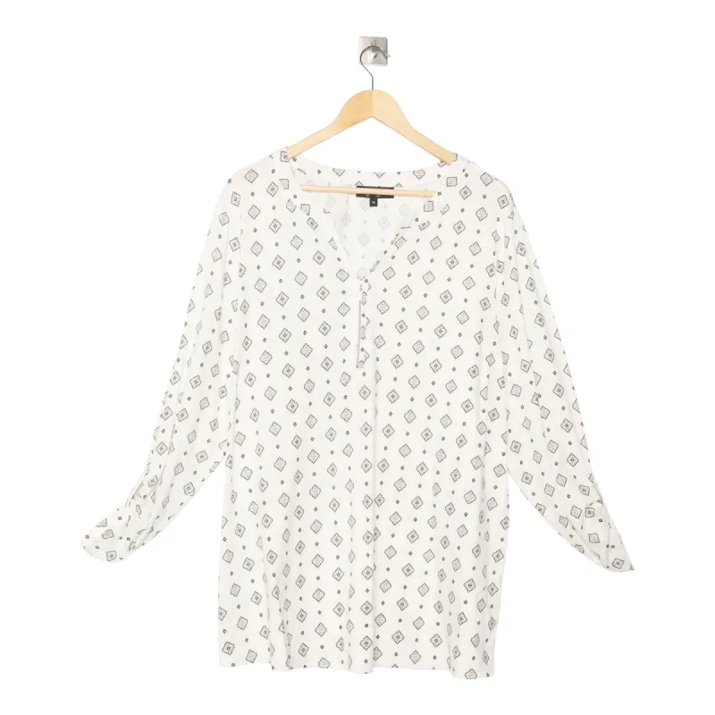 lily morgan Women's Plus Spring Flair Printed Top sold by Giant Tiger