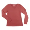 mySTYLE Women's Seasonal Solid Long Sleeve V-Neck Stretch Tee sold by Giant Tiger