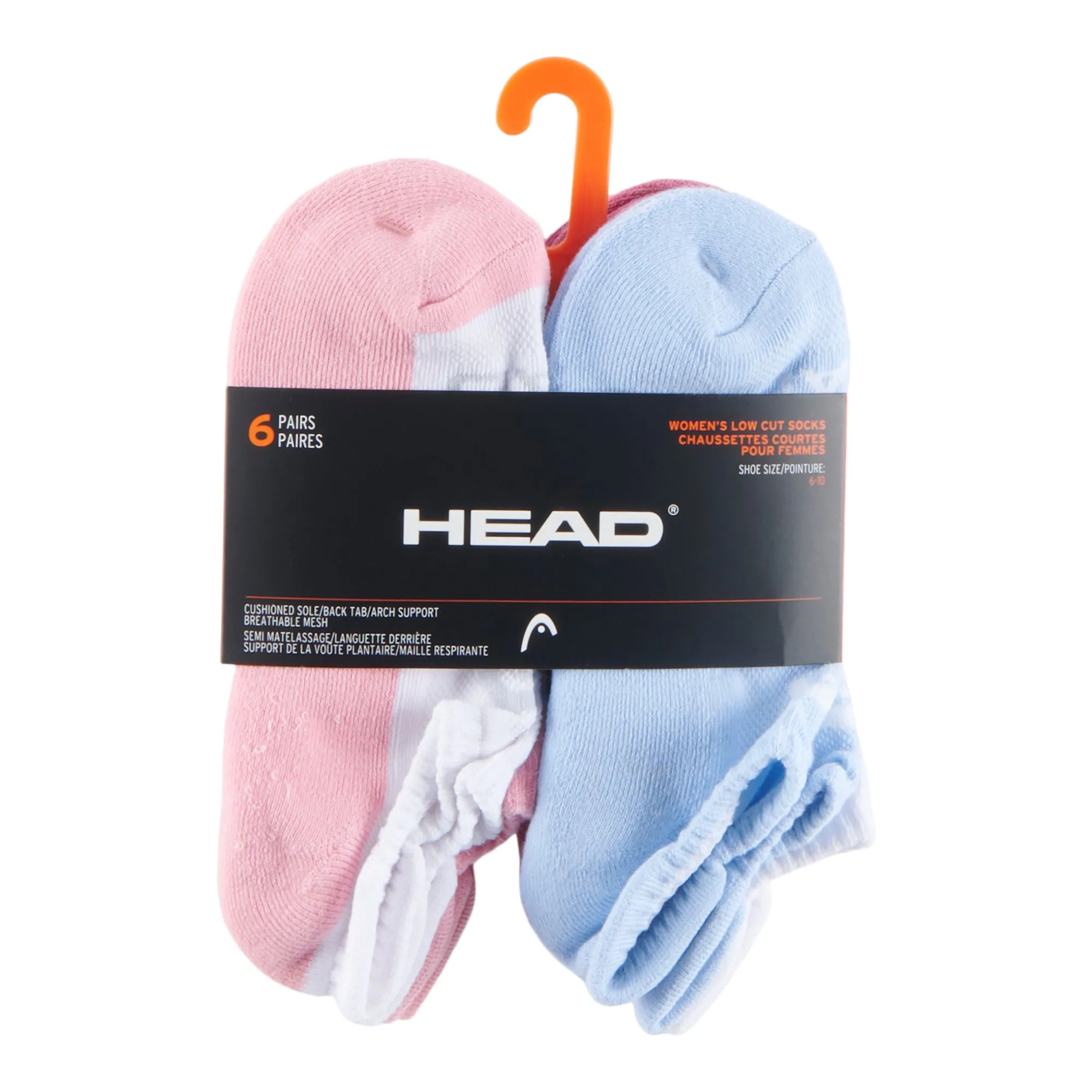 Head Women's Low-Cut Socks, 6-Pack sold by Giant Tiger
