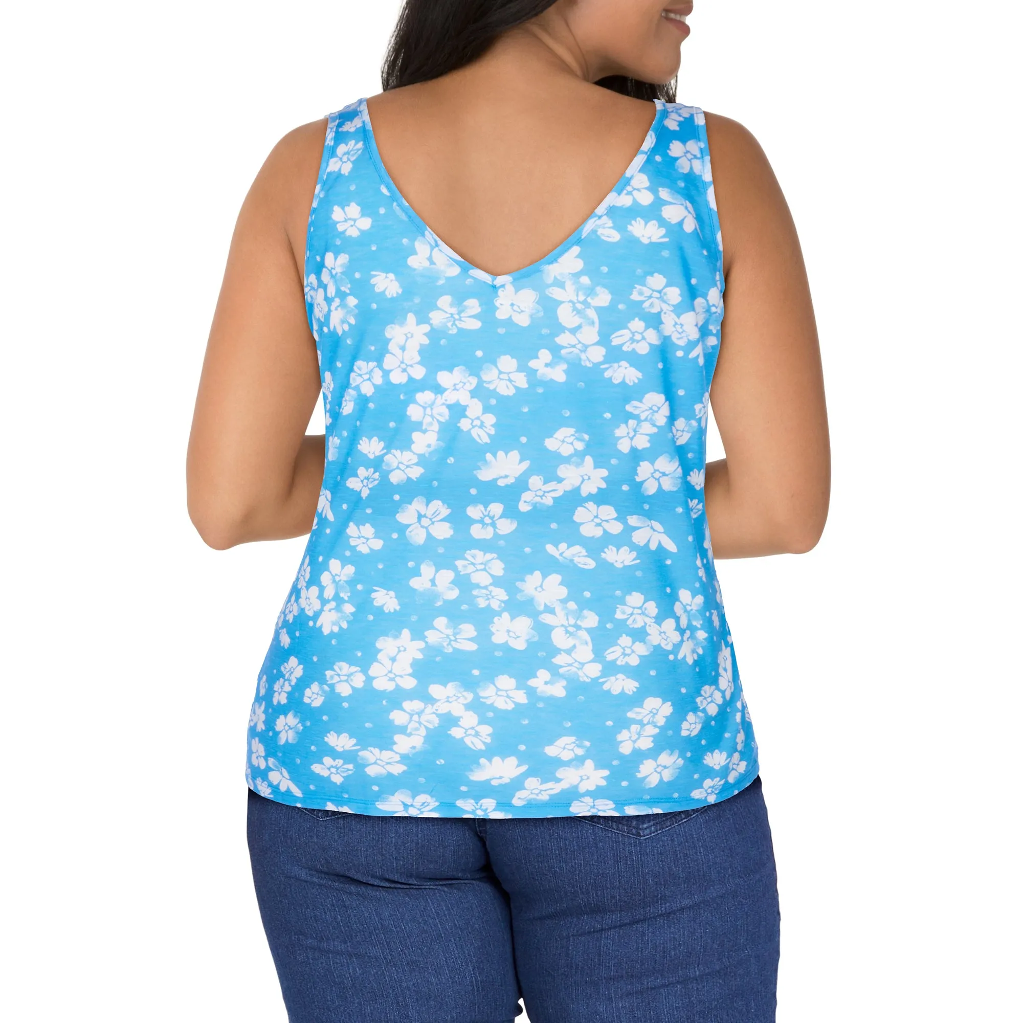 mySTYLE Women's Plus Summer Sizzle All-Over Print V-Neck Cami sold by Giant Tiger product image thumbnail 2