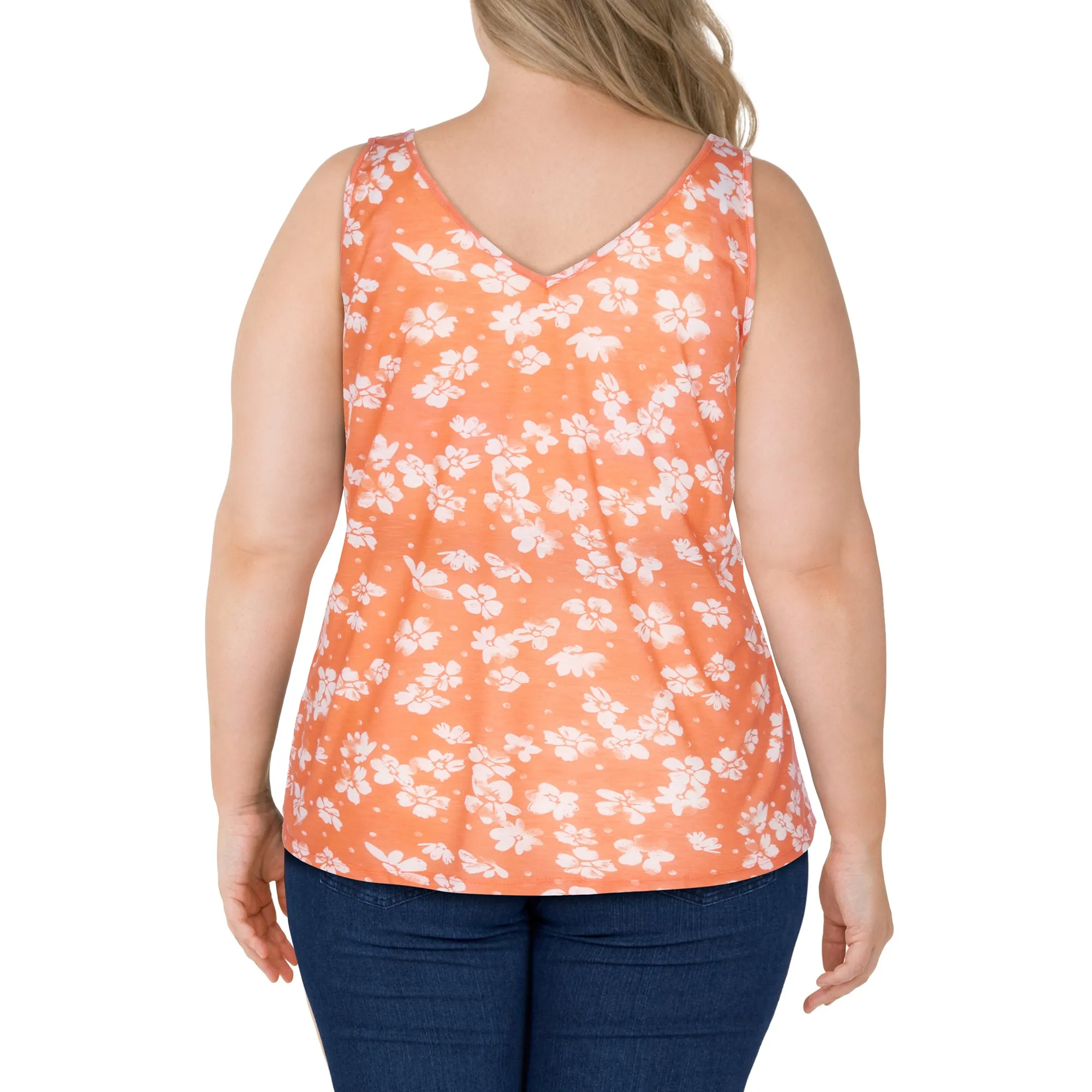 mySTYLE Women's Plus Summer Sizzle All-Over Print V-Neck Cami sold by Giant Tiger product image thumbnail 3