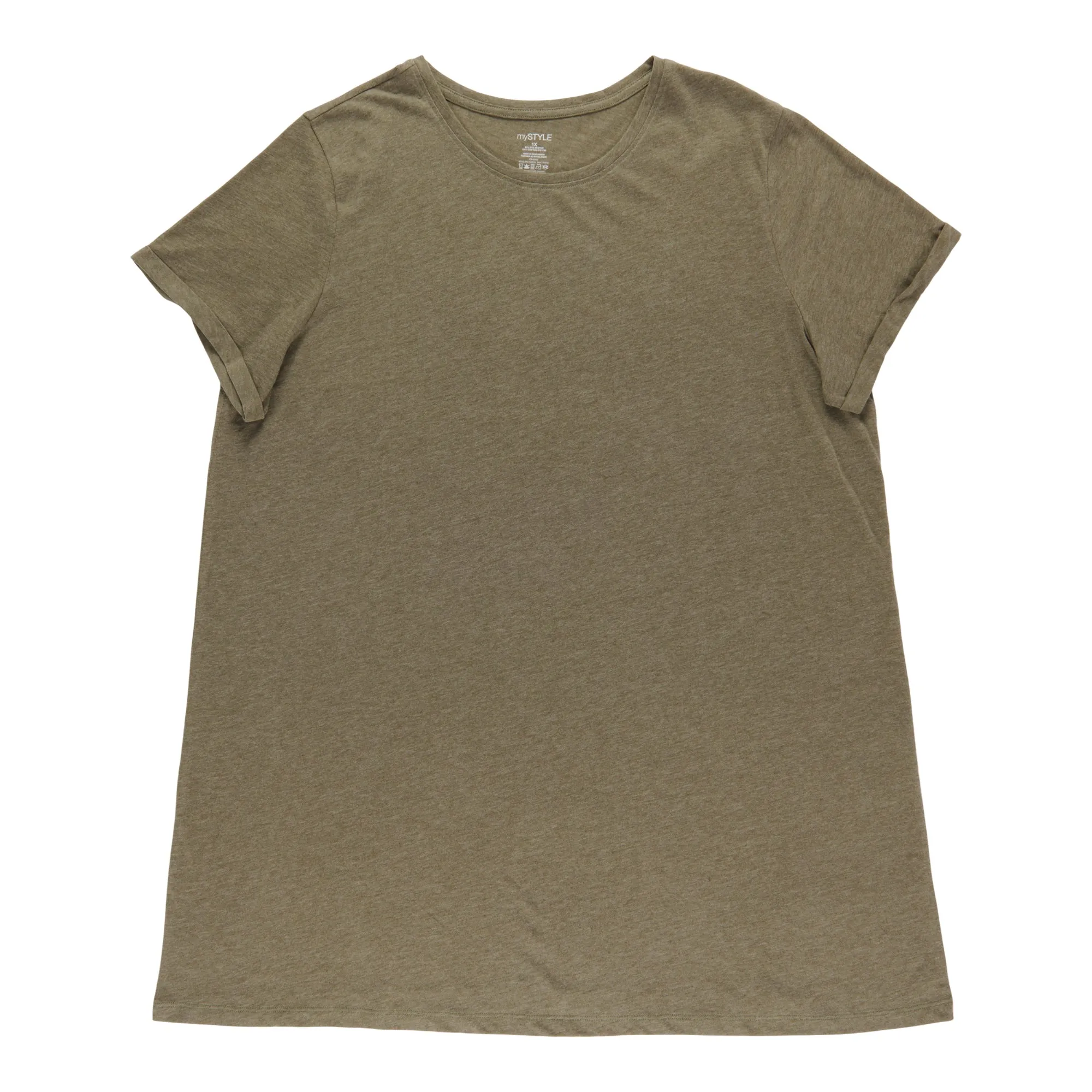 mySTYLE Women's Plus Tunic T-Shirt sold by Giant Tiger