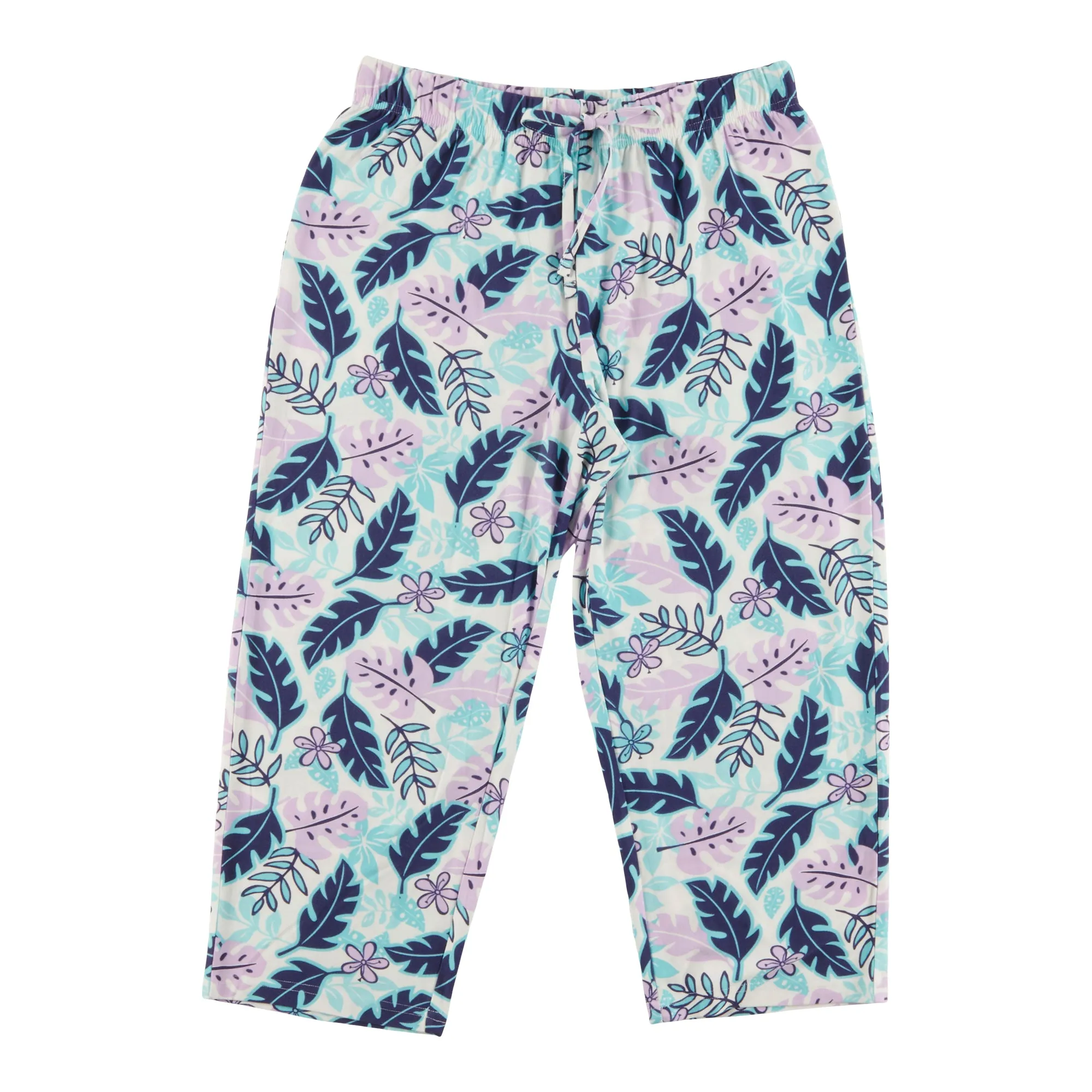 Carisma Women's Summer Tropics Peachy All-Over Print Capri PJ Pants sold by Giant Tiger product image thumbnail 4