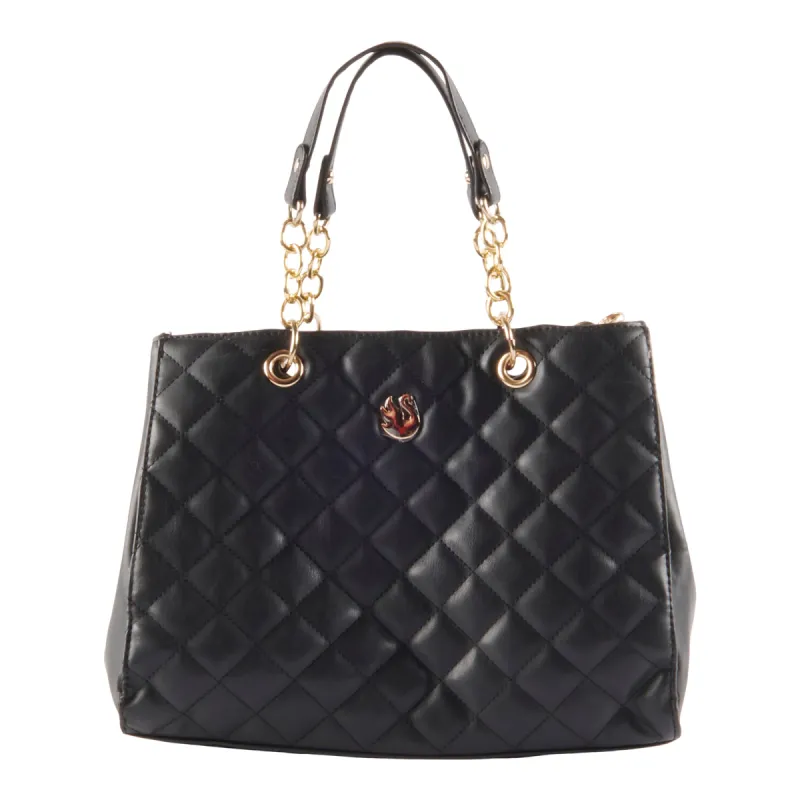 Gloria Vanderbilt Quilted Satchel sold by Giant Tiger