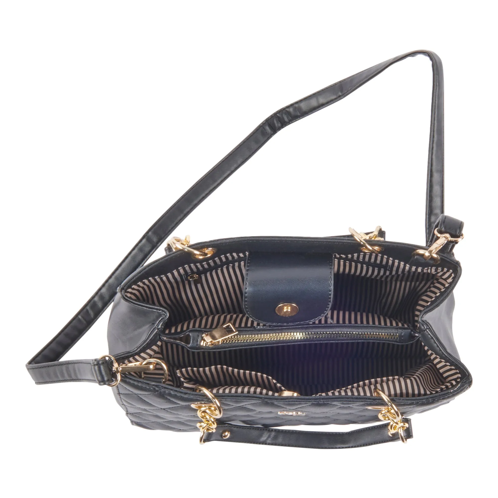 Gloria Vanderbilt Quilted Satchel sold by Giant Tiger product image thumbnail 3