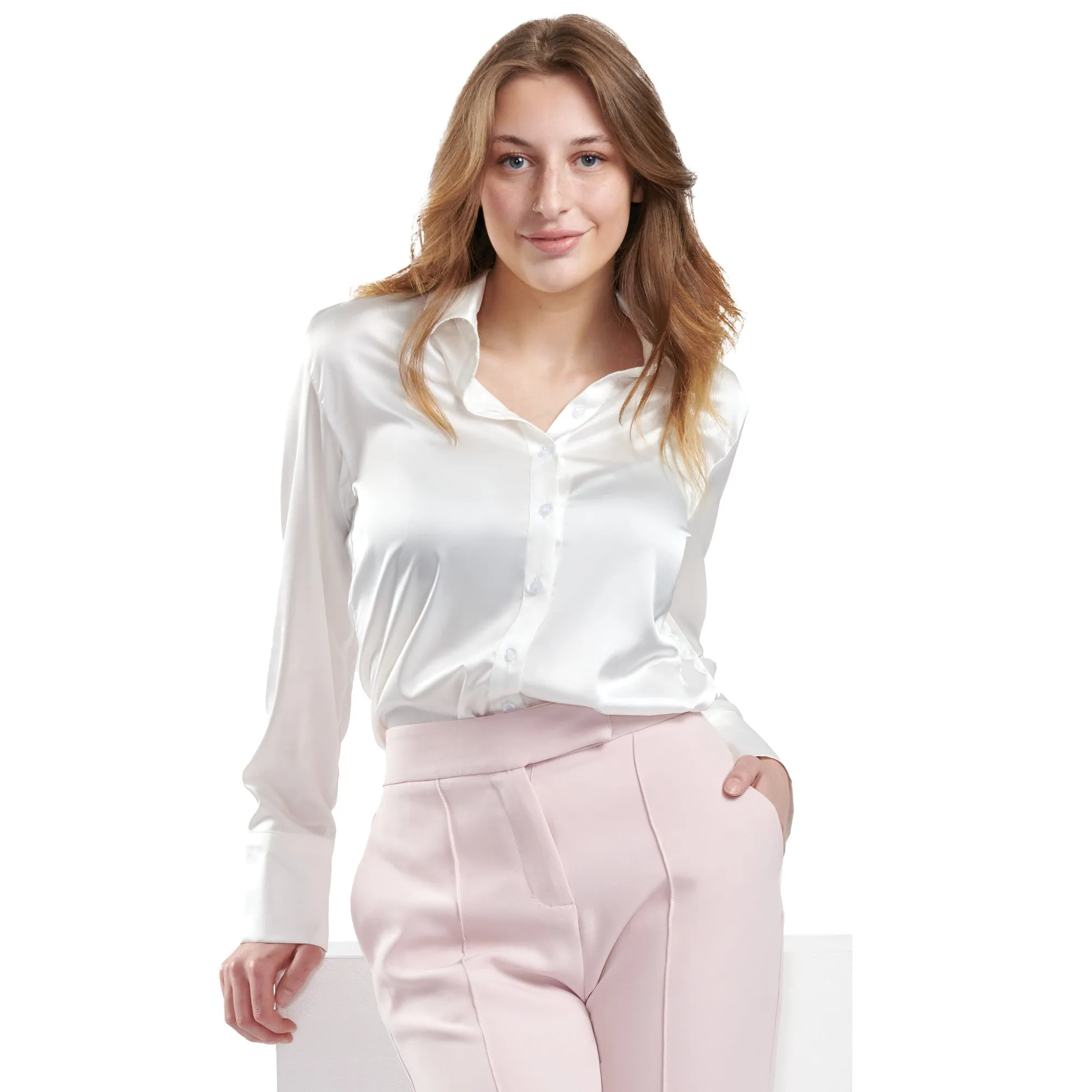 Limited Collection Women's Satin Blouse sold by Giant Tiger