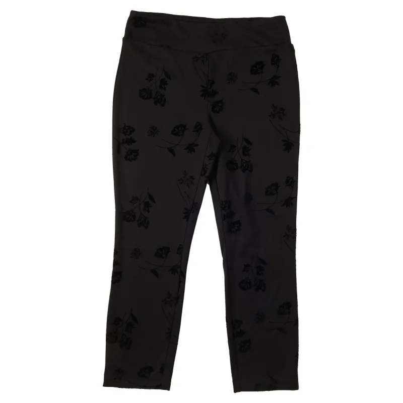 lily morgan Women's Festive Pull-On Flocked Pants sold by Giant Tiger