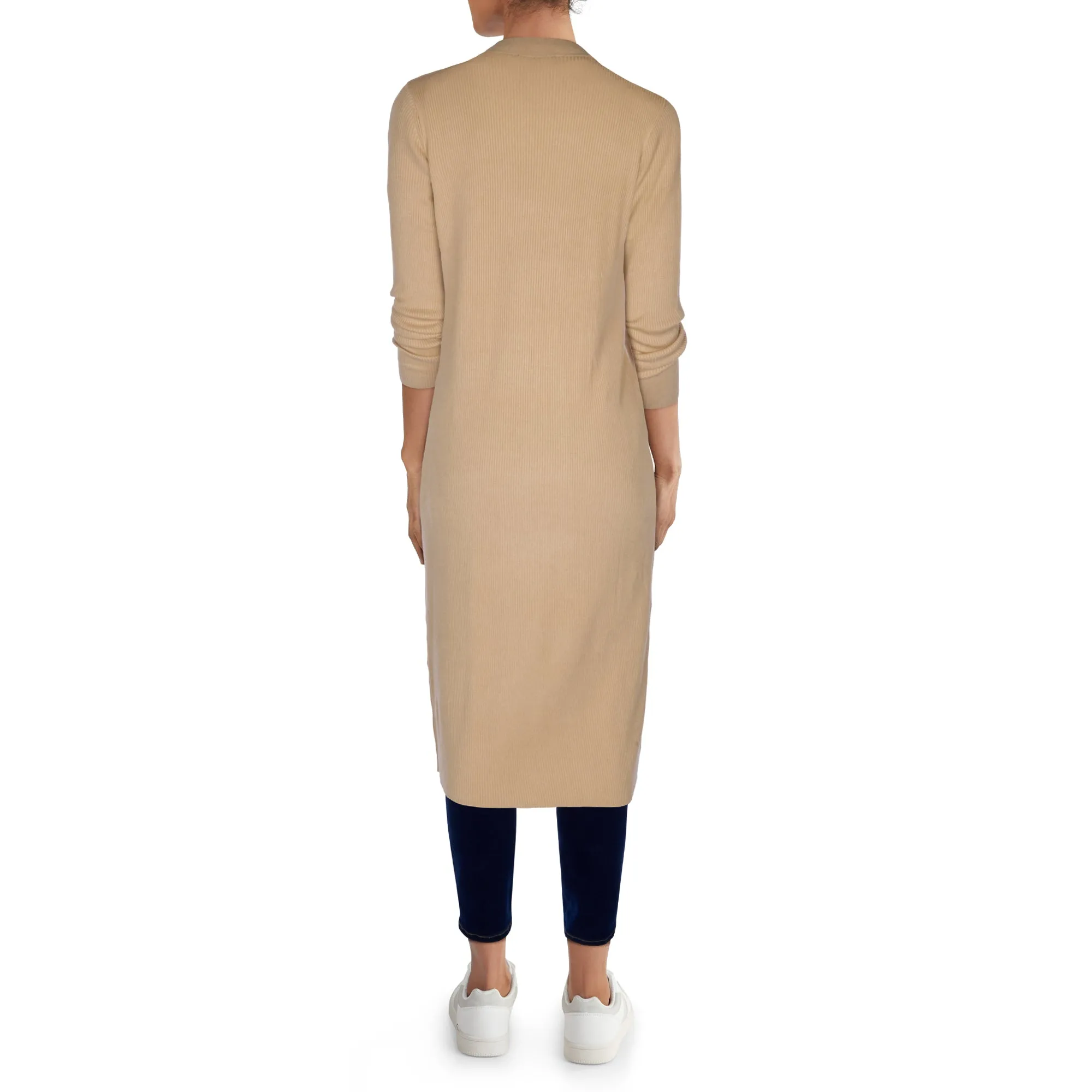 lily morgan Women's Trendsetters Long Ribbed Cardigan sold by Giant Tiger product image thumbnail 4