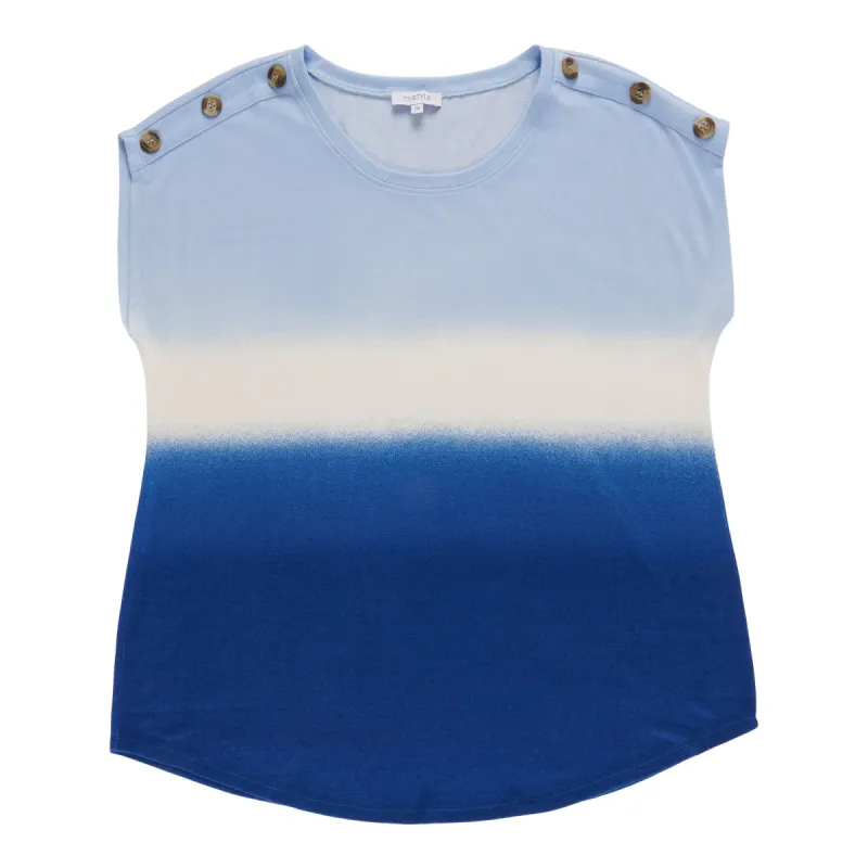 mySTYLE Women's Plus Dip Dye Top sold by Giant Tiger