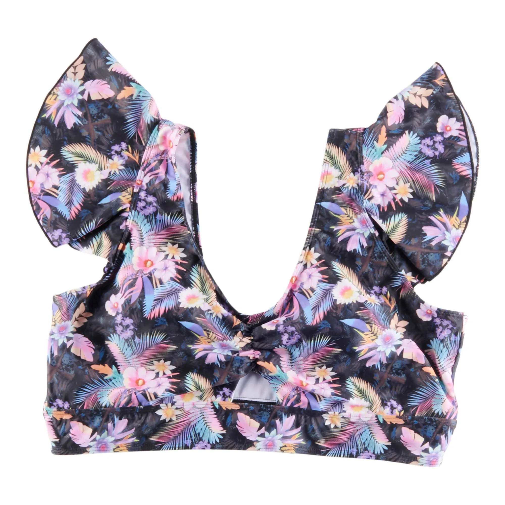 ACX Active Women's Plus Festival Flutter Bikini Top sold by Giant Tiger