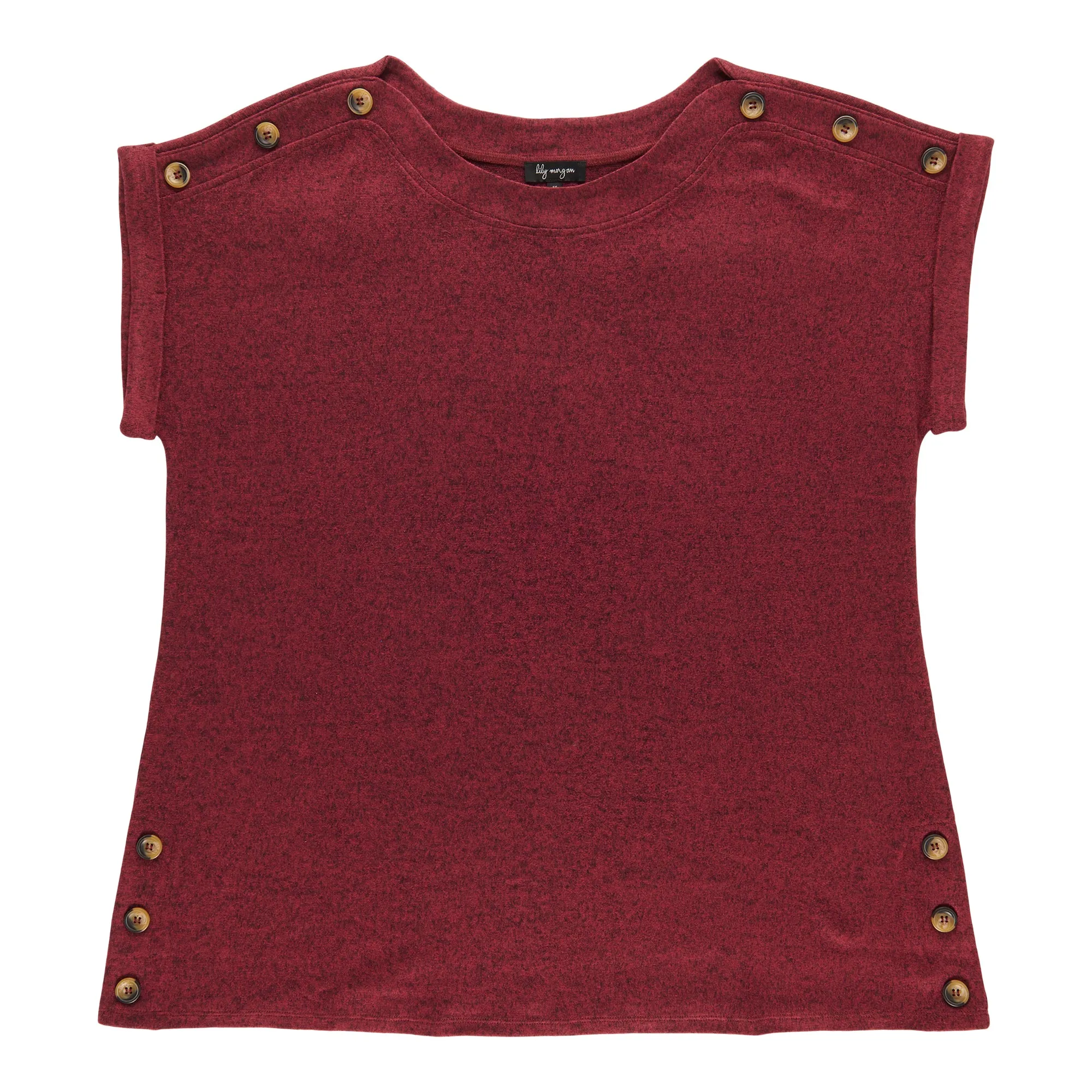 lily morgan Women's Plus Boat Neck Blouse sold by Giant Tiger product image thumbnail 3