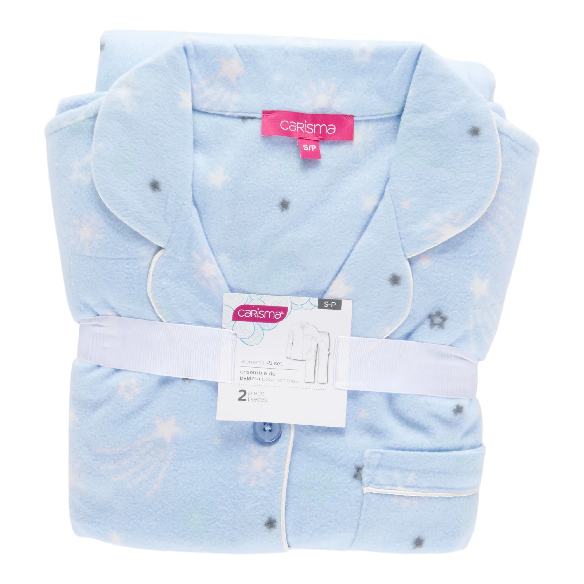 Carisma Women's Tailored Micro-Polar PJ Set, 2-Piece sold by Giant Tiger product image thumbnail 2