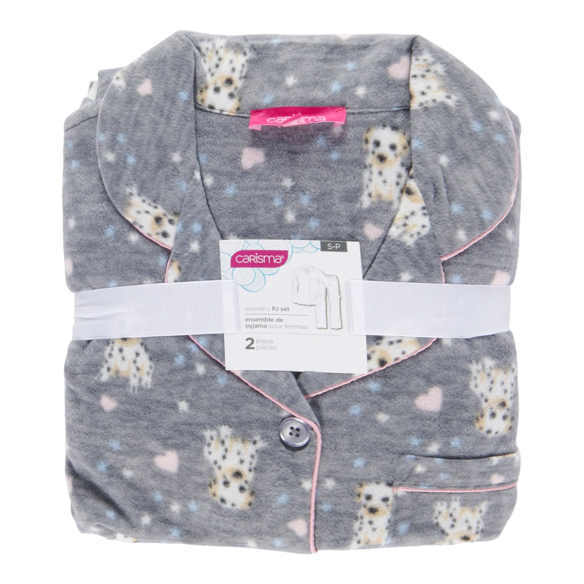 Carisma Women's Tailored Micro-Polar PJ Set, 2-Piece sold by Giant Tiger product image thumbnail 4