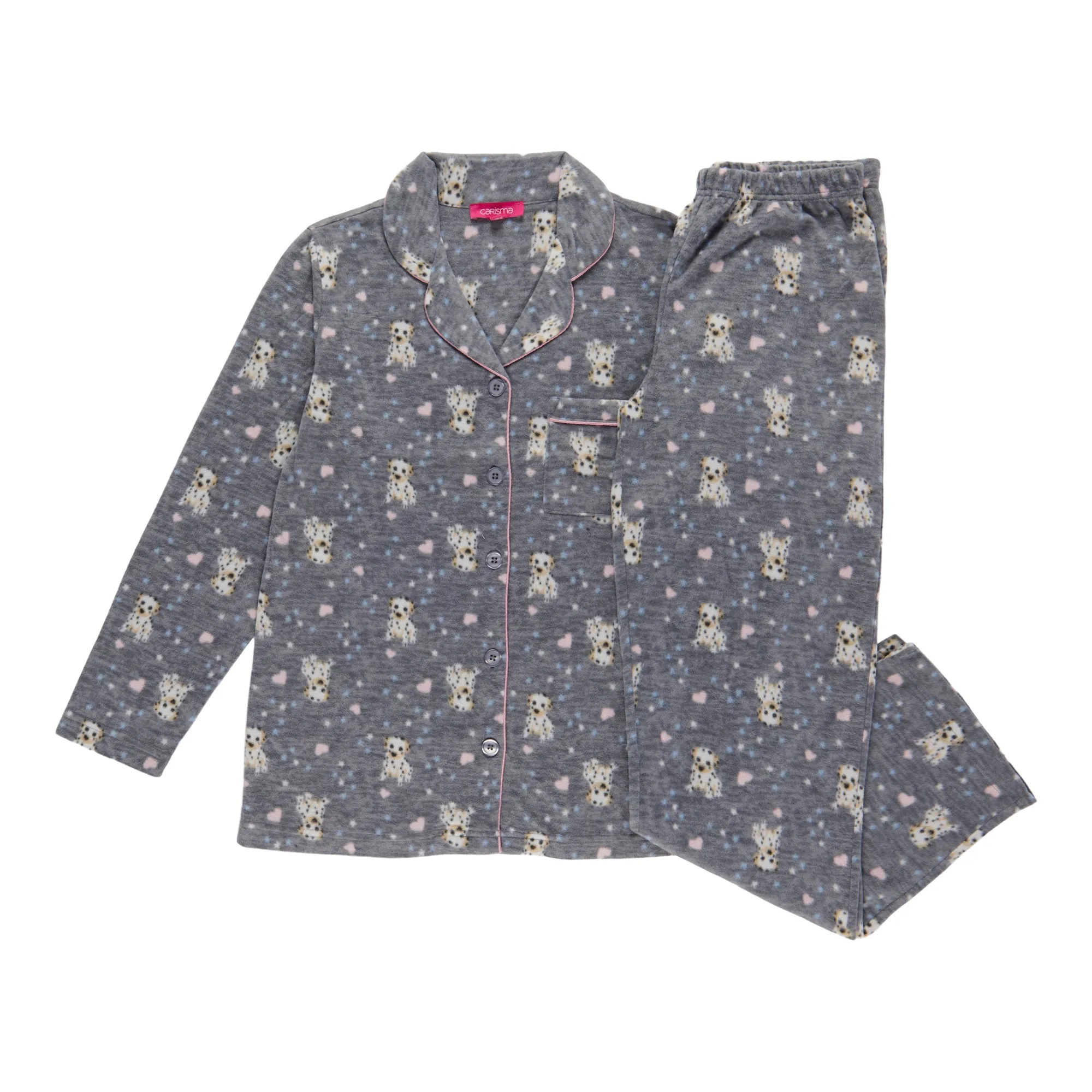 Carisma Women's Tailored Micro-Polar PJ Set, 2-Piece sold by Giant Tiger product image thumbnail 3