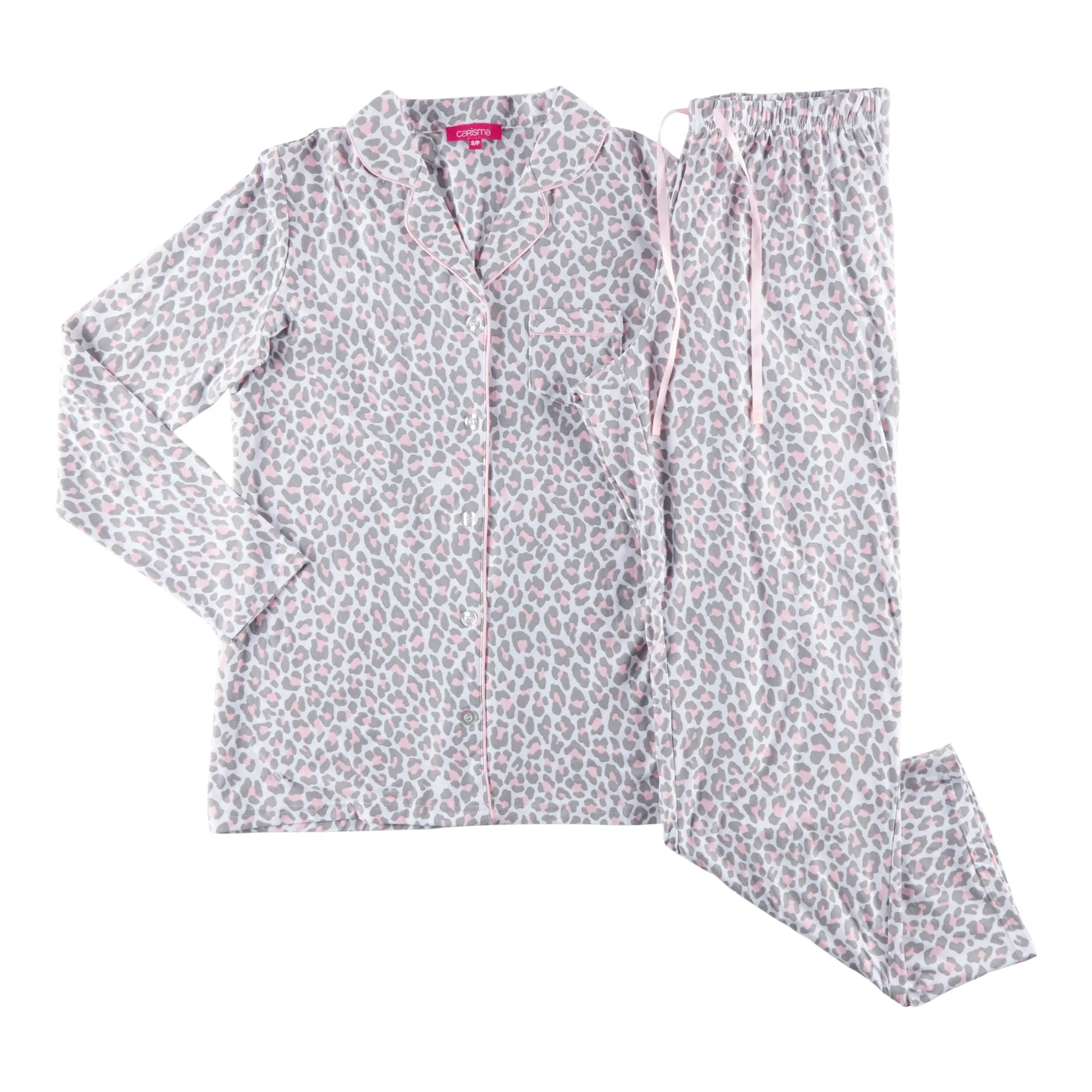 Carisma Women's Collared Long Sleeve PJ Set, 2-Piece sold by Giant Tiger product image thumbnail 3