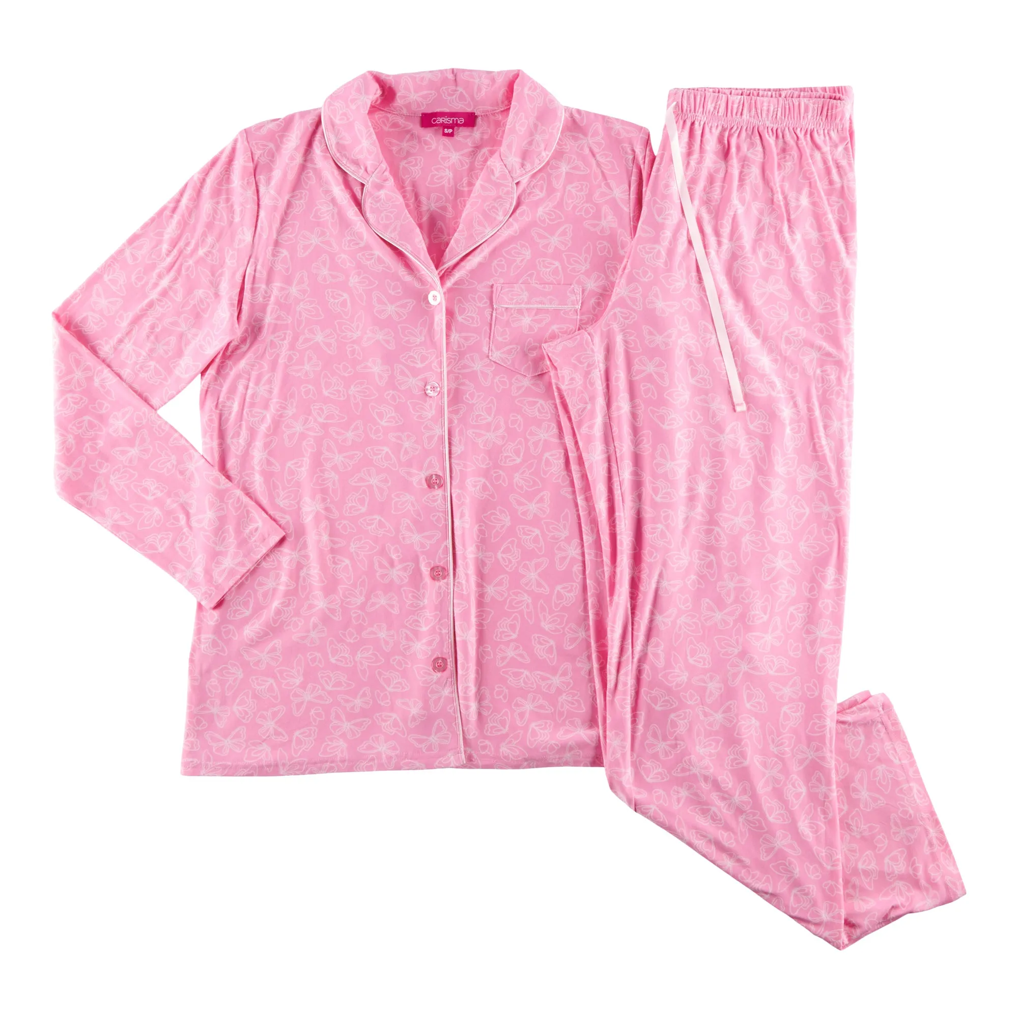 Carisma Women's Collared Long Sleeve PJ Set, 2-Piece sold by Giant Tiger product image thumbnail 2