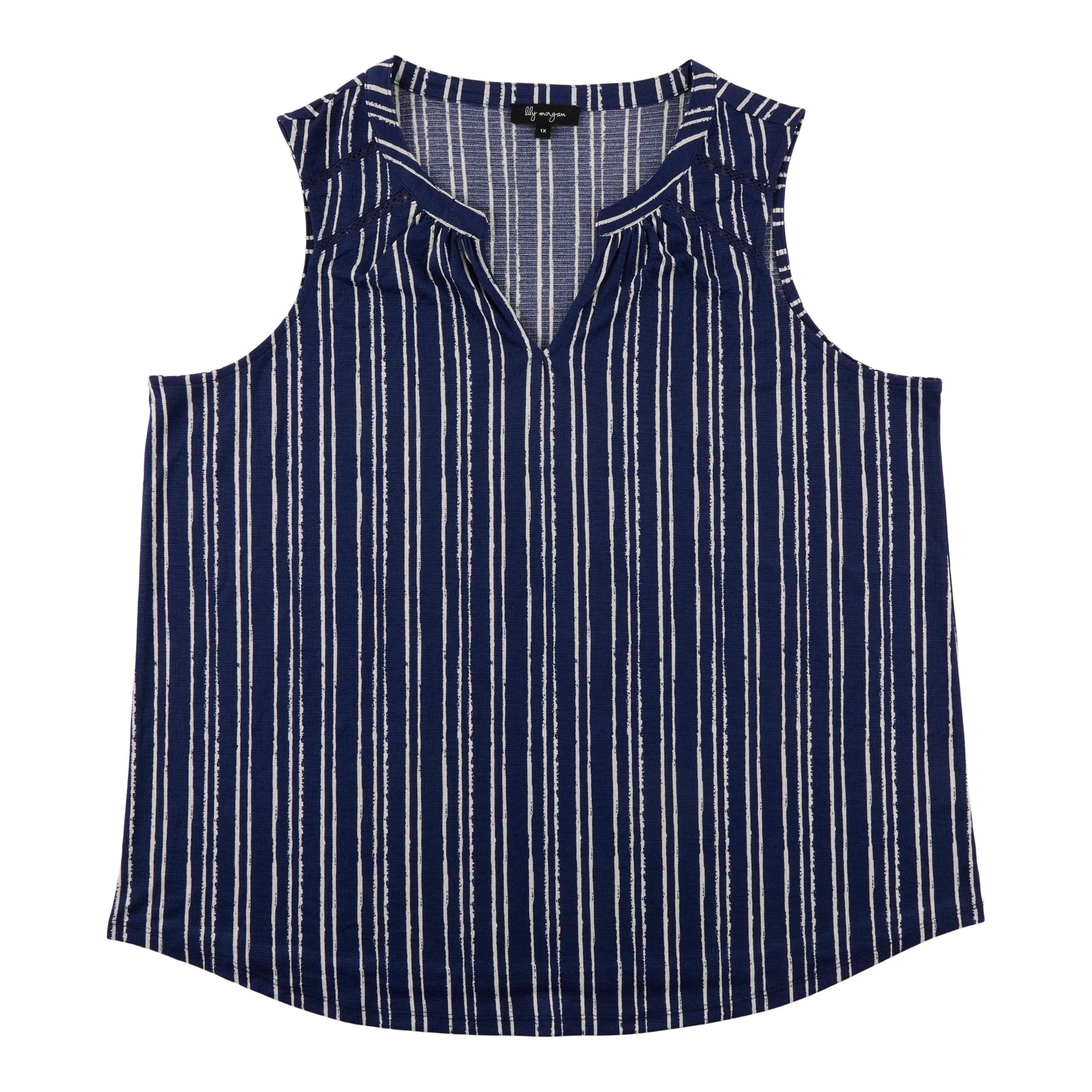 lily morgan Women's Plus Top with Lace Details sold by Giant Tiger product image thumbnail 4