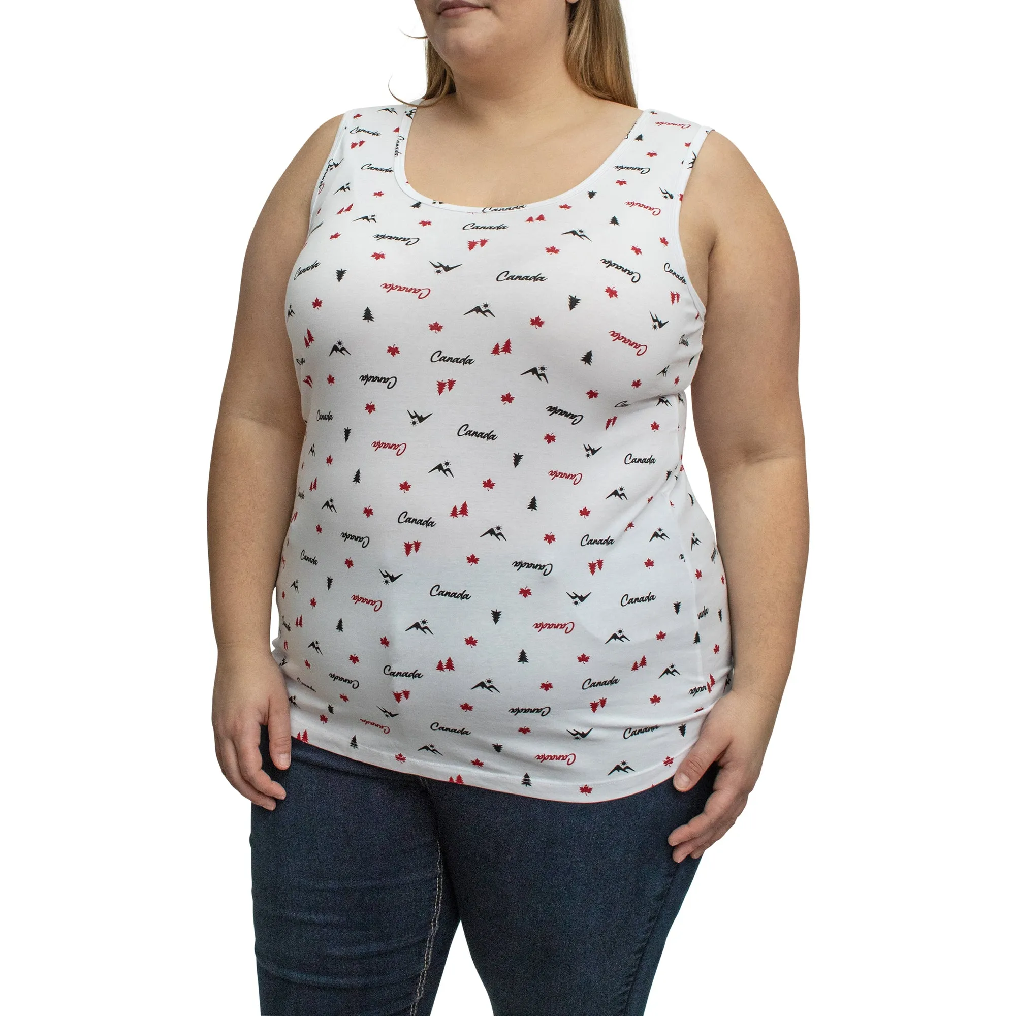 Canada EH! Women's Plus Printed Tank Top sold by Giant Tiger product image thumbnail 3