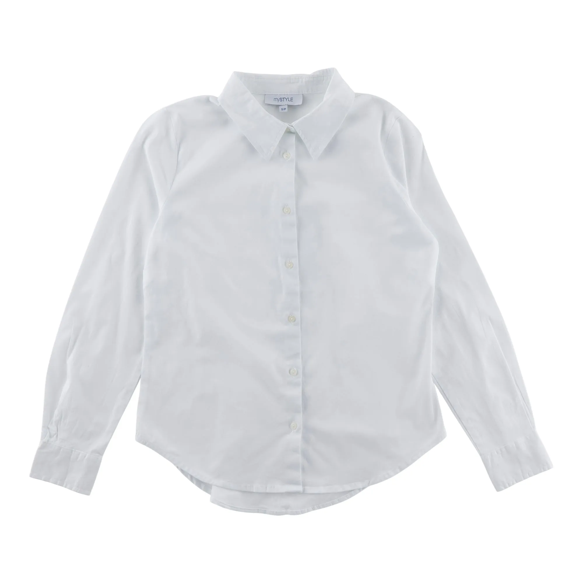 mySTYLE Women's Button-Up Poplin Shirt sold by Giant Tiger