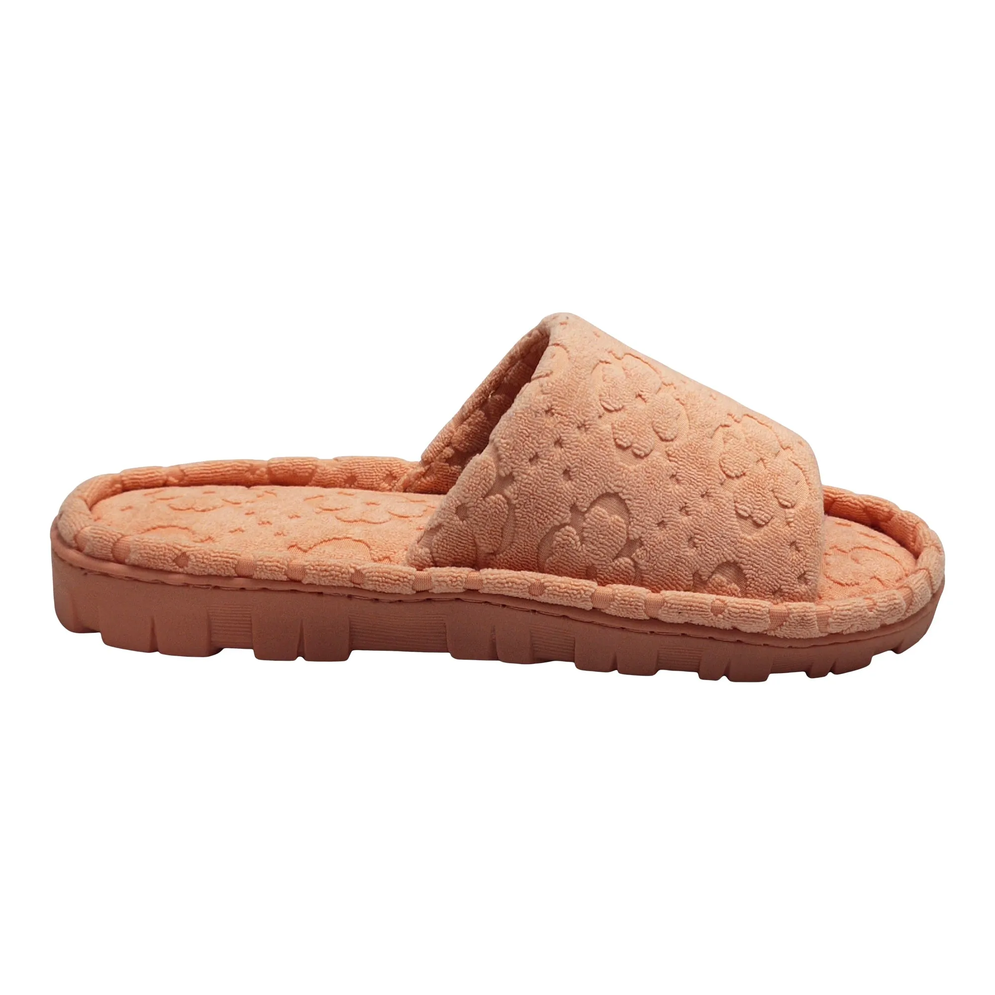 Carisma Women's Terry Open-Toe Slippers sold by Giant Tiger