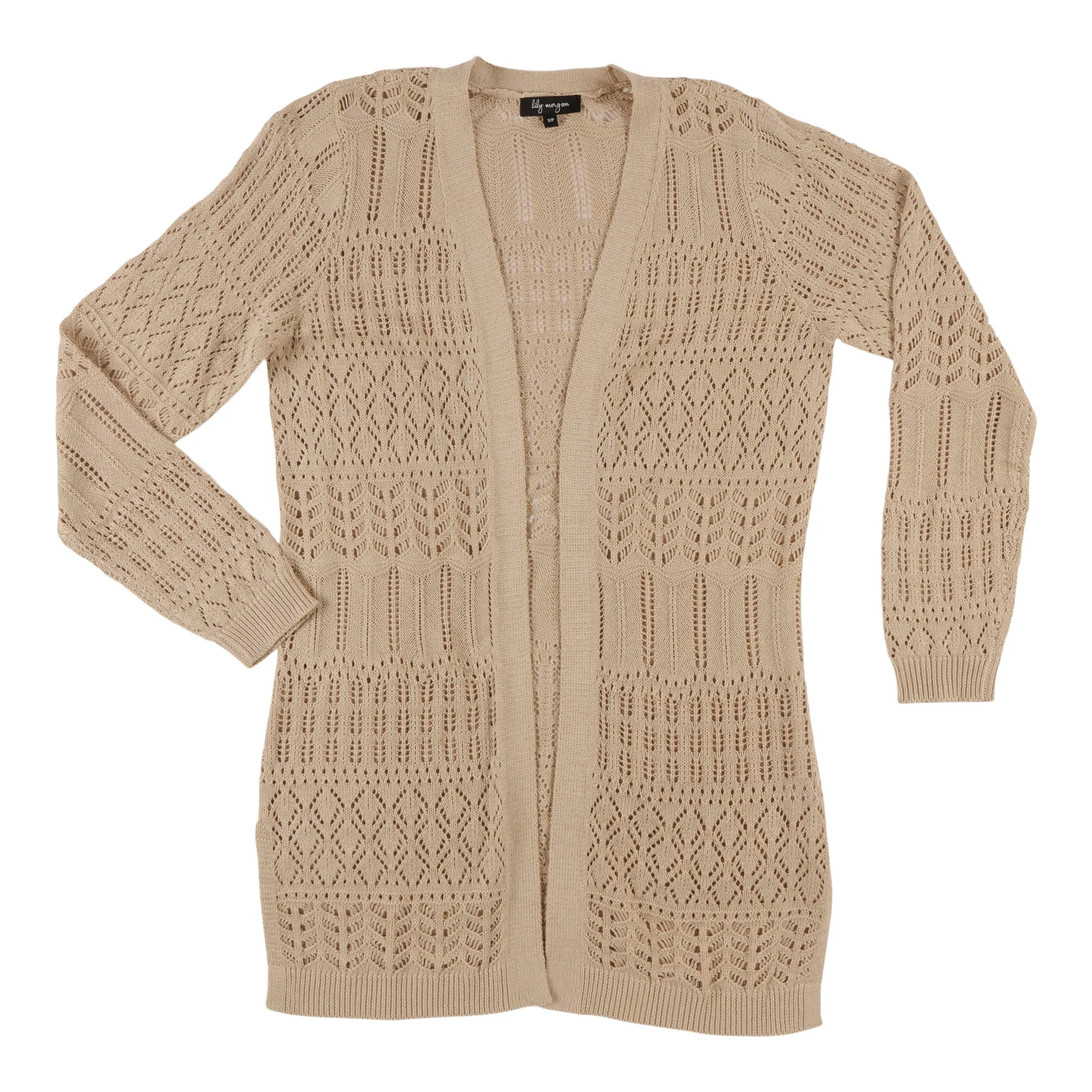 lily morgan Women's Simply Chic Pointelle Cardigan sold by Giant Tiger product image thumbnail 3