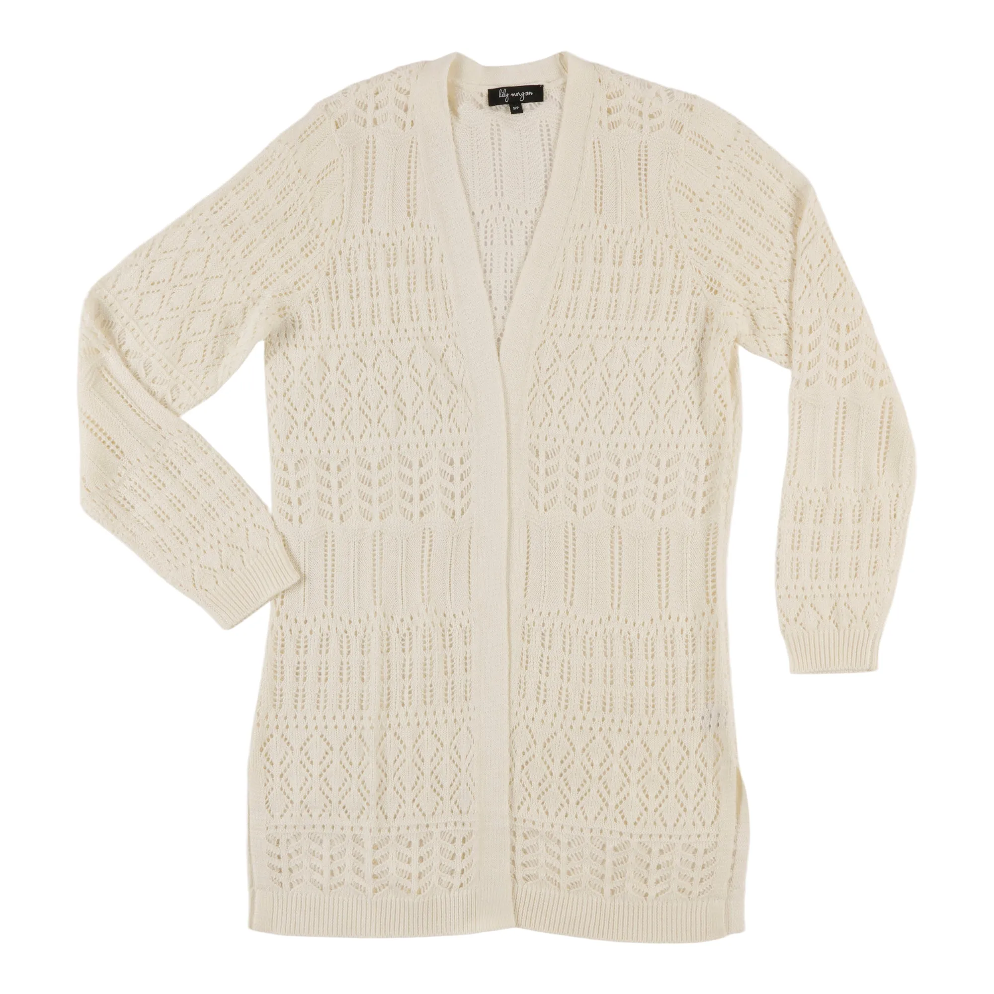 lily morgan Women's Simply Chic Pointelle Cardigan sold by Giant Tiger product image thumbnail 4