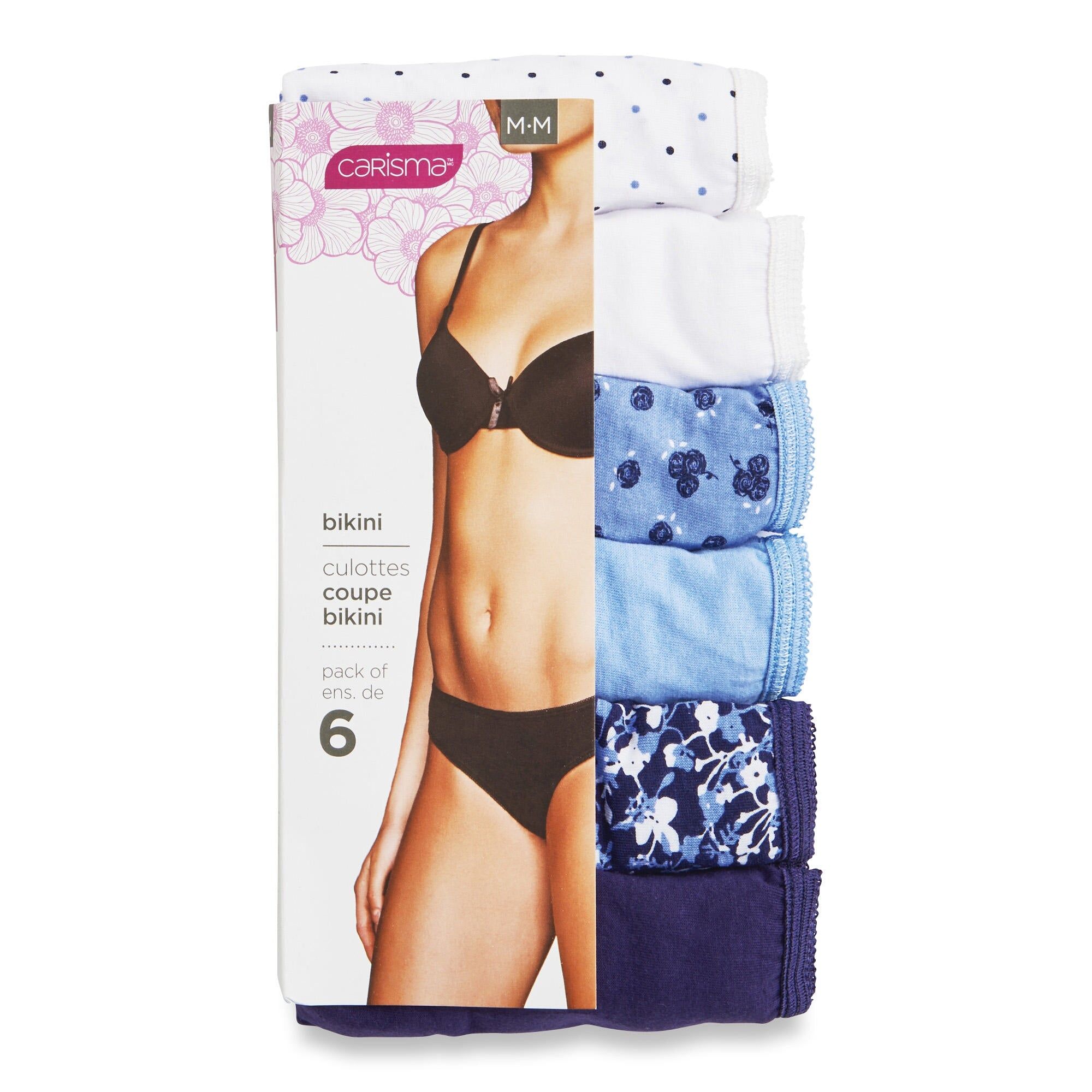 Carisma Women's Bikini Underwear 6pk. - S-XXL sold by Giant Tiger product image thumbnail 3