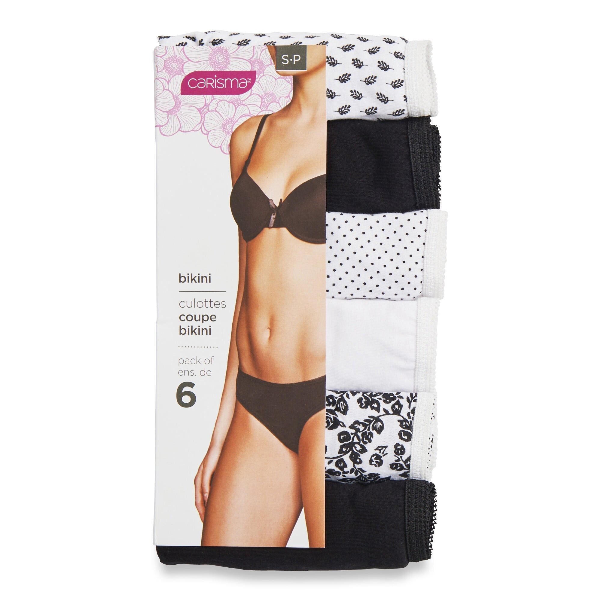 Carisma Women's Bikini Underwear 6pk. - S-XXL sold by Giant Tiger product image thumbnail 2