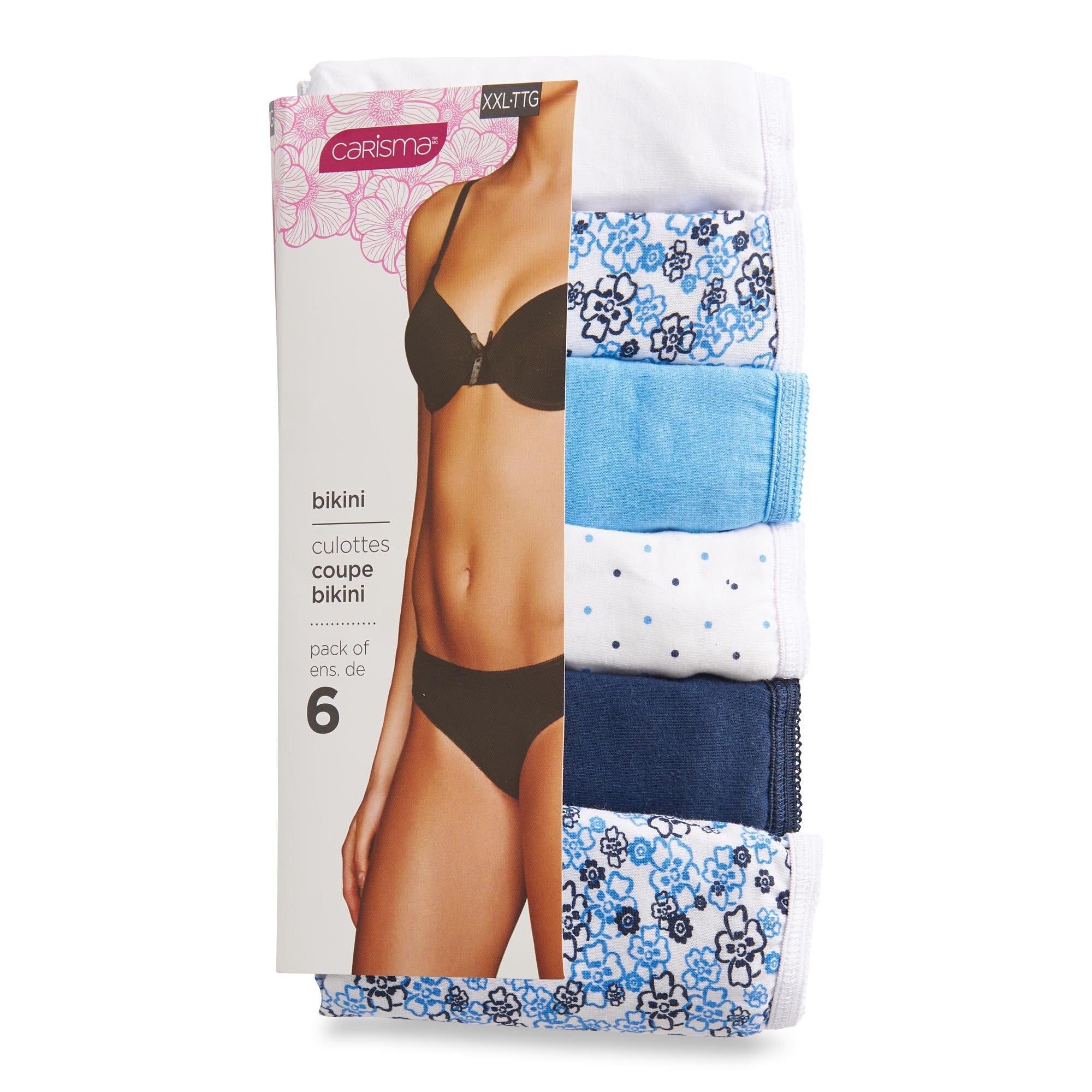 Carisma Women's Bikini Underwear 6pk. - S-XXL sold by Giant Tiger product image thumbnail 5