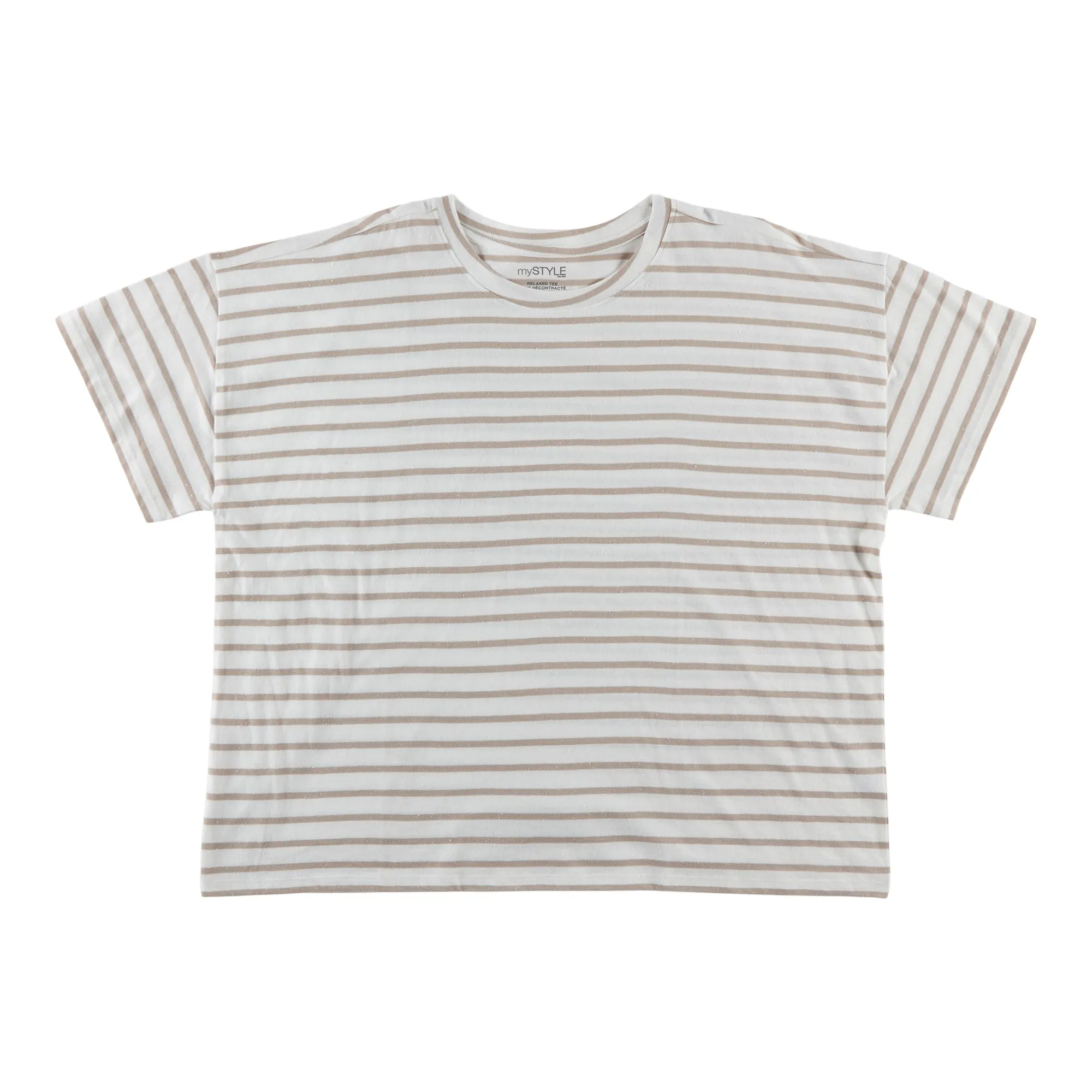 mySTYLE Women's Plus Crew Neck T-Shirt sold by Giant Tiger