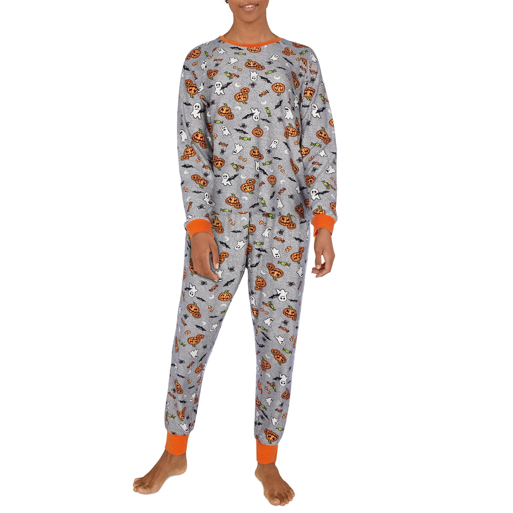 Carisma Women's Novelty PJ Set, Grey, 2-pieces sold by Giant Tiger