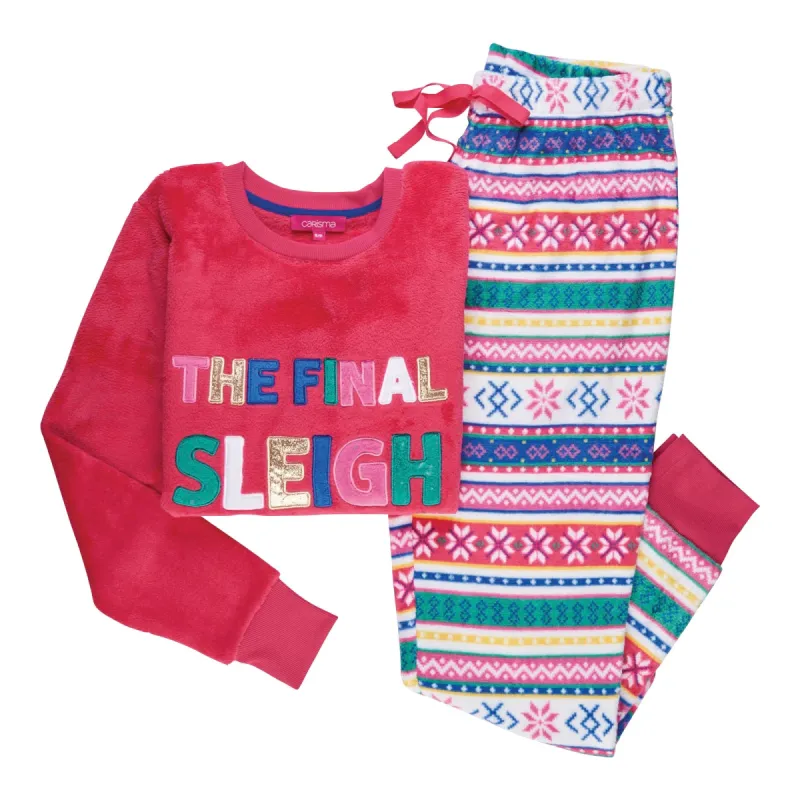 Carisma Women's Plush PJ Set 2pc. - S-XL sold by Giant Tiger