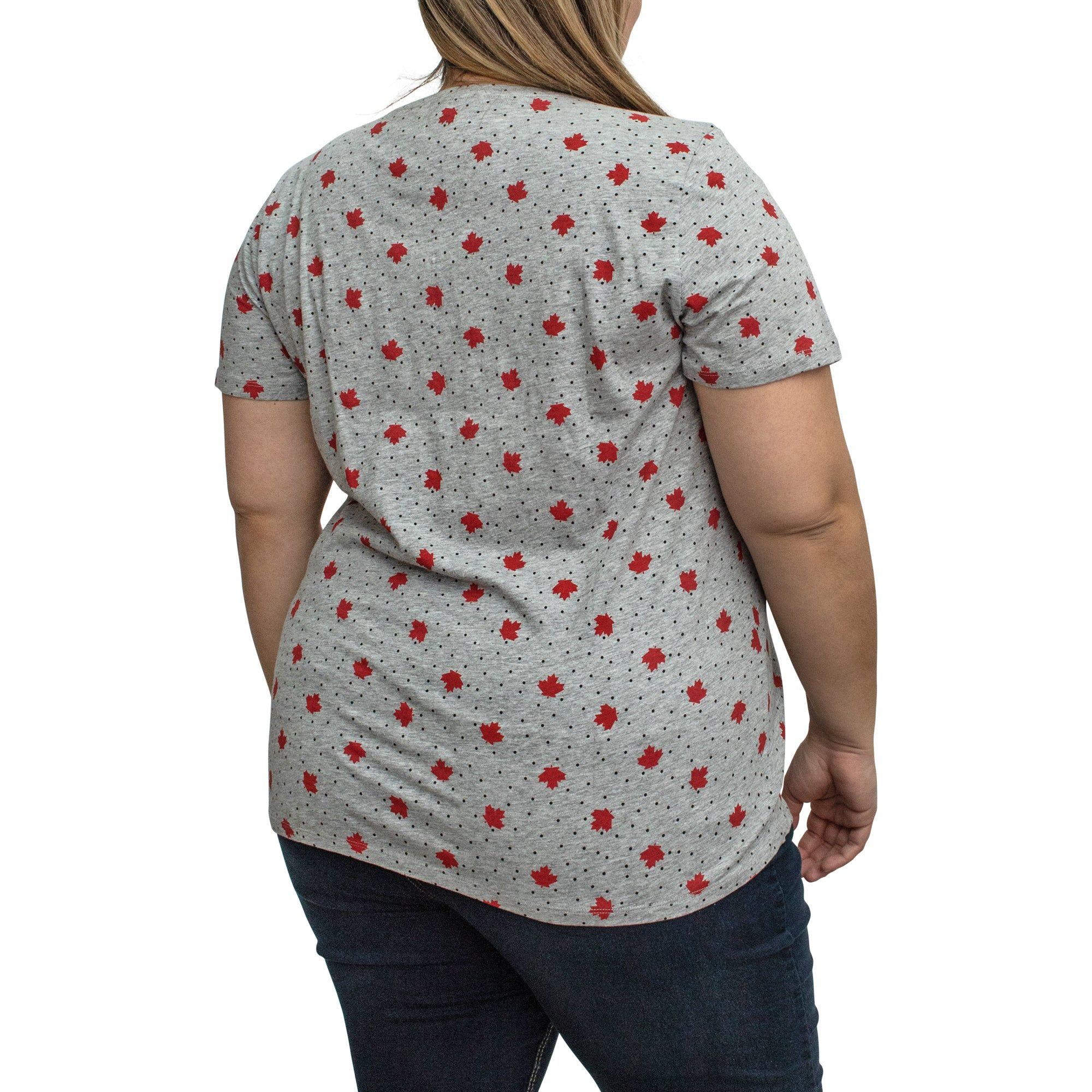 Canada EH Women's Plus V-Neck T-Shirt sold by Giant Tiger product image thumbnail 2