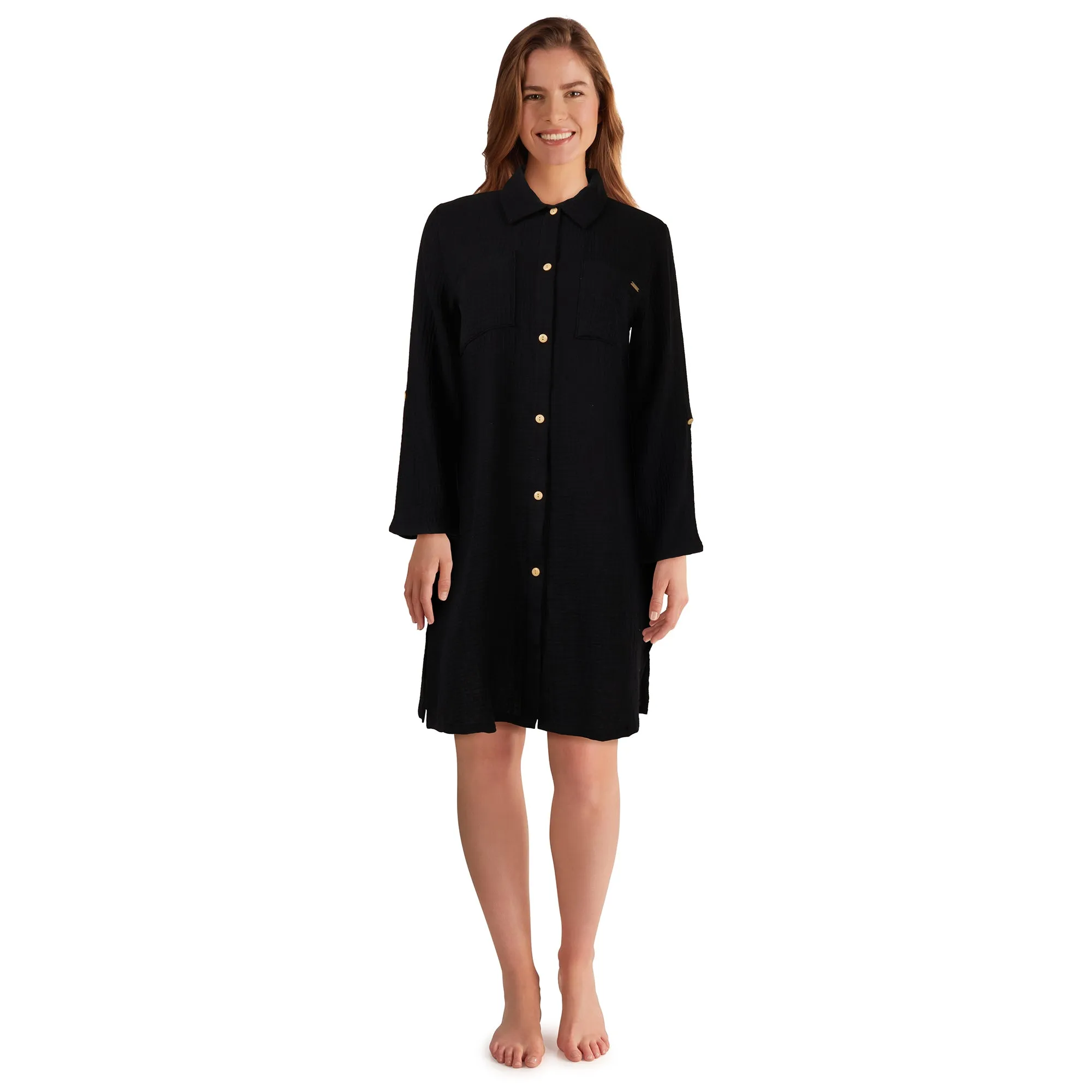 Women's Beach Cover-Up Shirt, Assorted sold by Giant Tiger