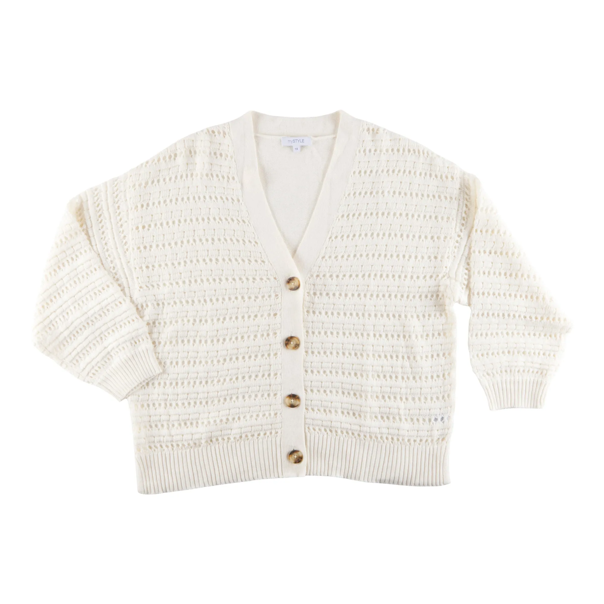 mySTYLE Women's Plus Quest Crop Cardigan sold by Giant Tiger