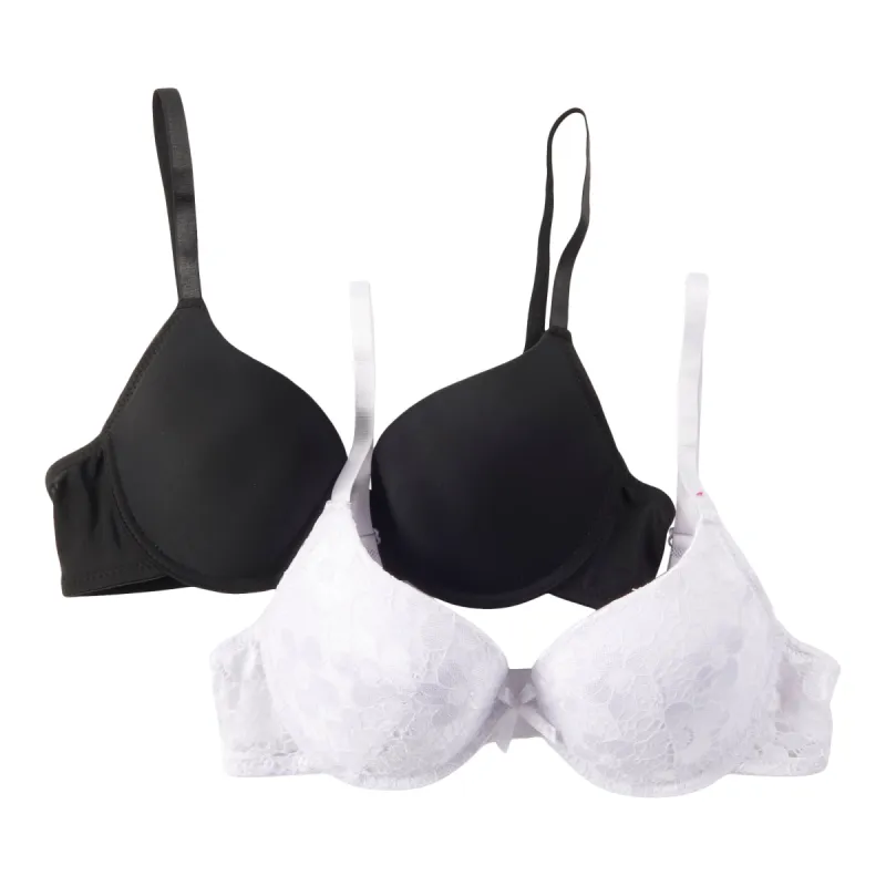 Carisma Women's Lace Push-Up Bra, 2-Pack sold by Giant Tiger