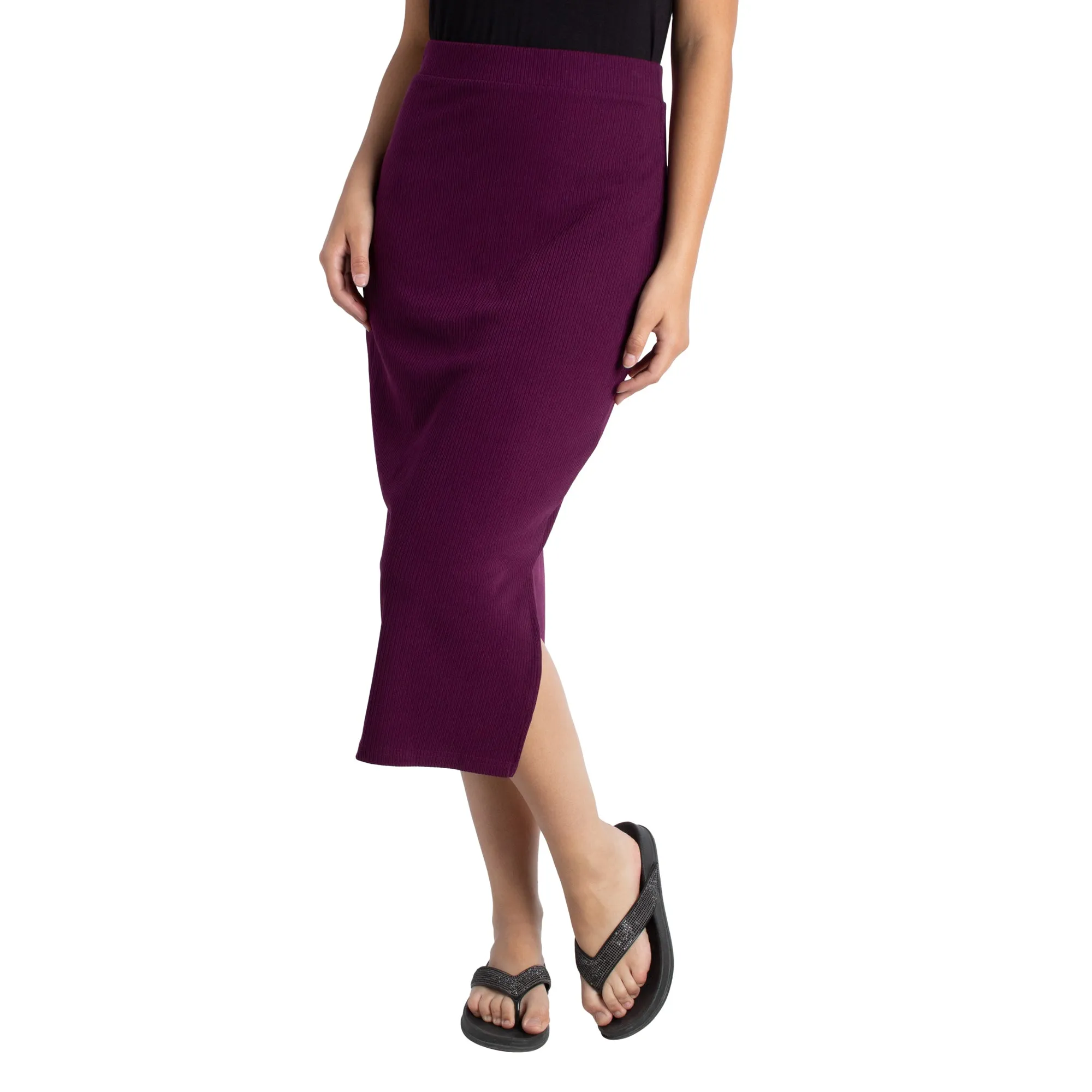 lily morgan Women's Rib Knit Skirt sold by Giant Tiger product image thumbnail 3