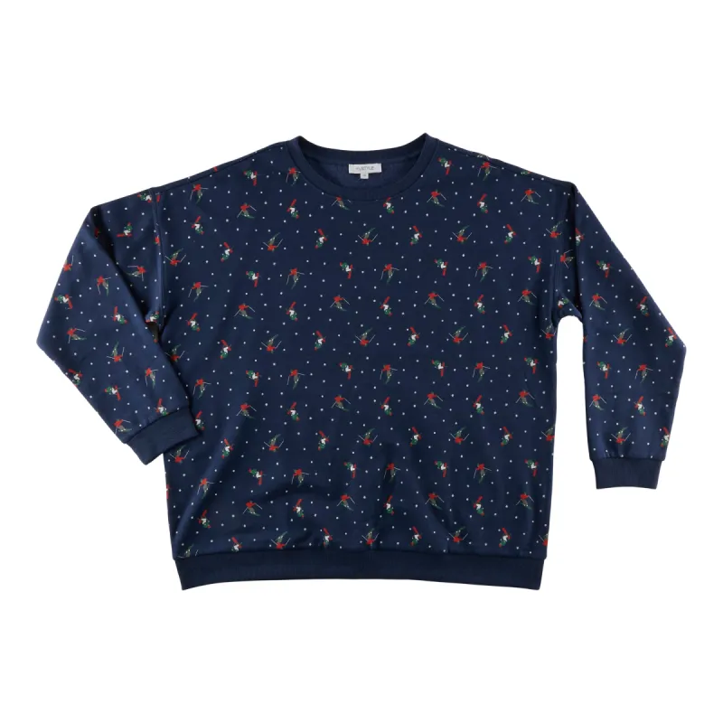 mySTYLE Women's Plus Fleece Graphic Printed Crew Top sold by Giant Tiger