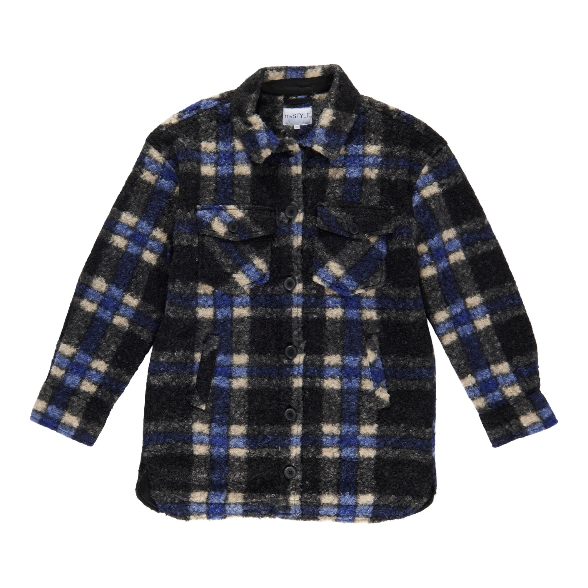 mySTYLE Women's Plaid Lined Shacket sold by Giant Tiger