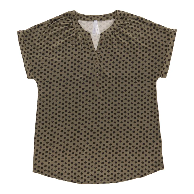 Women's V-Neck Blouse with Button Detail sold by Giant Tiger