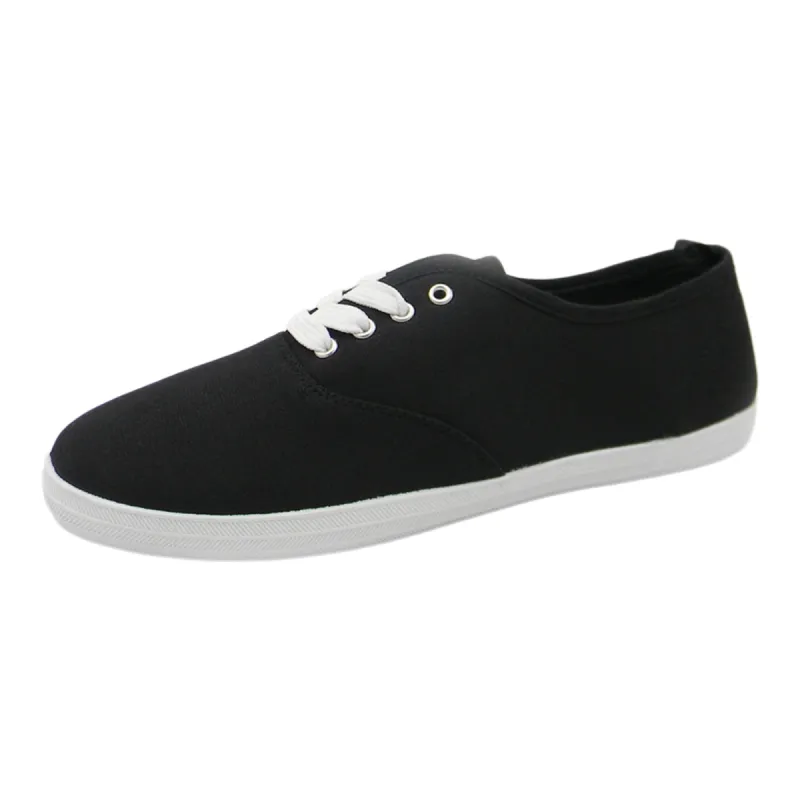 mySTYLE Women's Classic Lace-Up Shoes, Black sold by Giant Tiger
