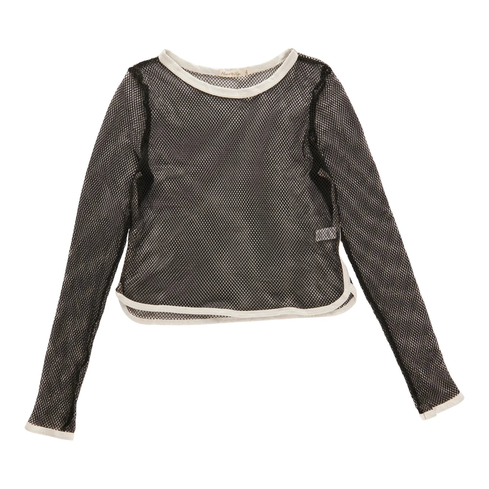 Women's Long Sleeve Fishnet Crop Top sold by Giant Tiger product image thumbnail 3