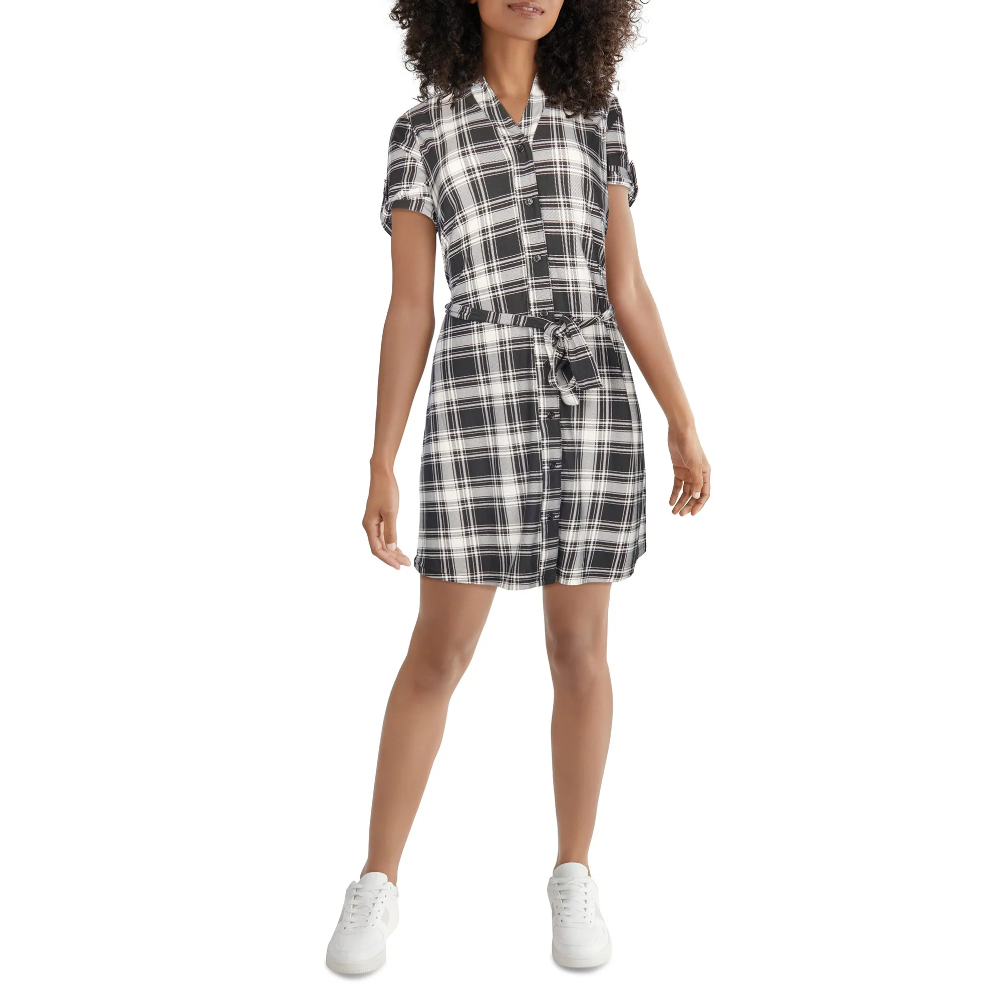 mySTYLE Women's Cool Comfort Short Sleeve Dress with Button Front sold by Giant Tiger product image thumbnail 3