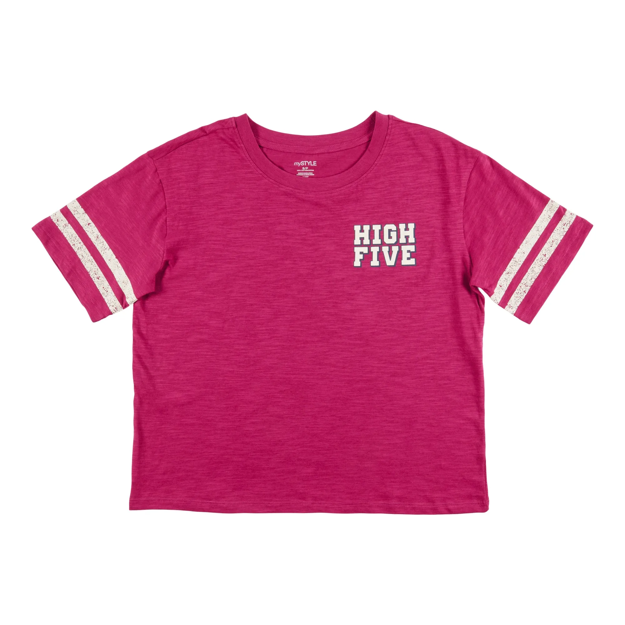 mySTYLE Women's Street Smart Positive Message Screen Printed Tee sold by Giant Tiger