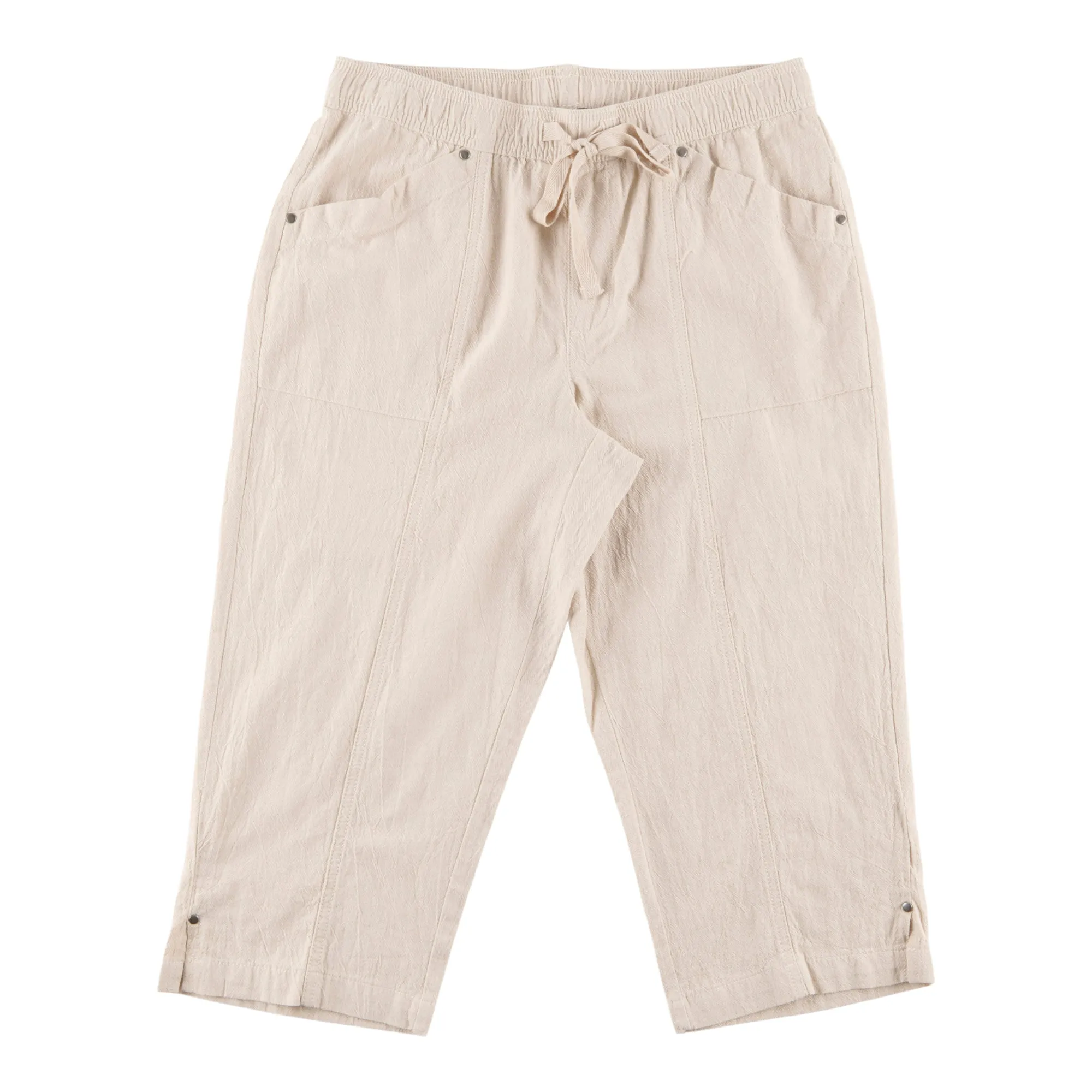 Classic Editions Women's Summer Look Regular Crinkle Capris sold by Giant Tiger product image thumbnail 2