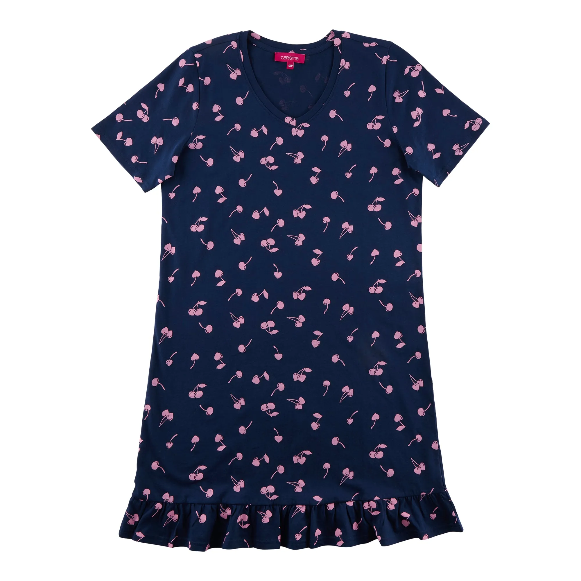 Carisma Women's Printed Ruffle Sleep Shirt sold by Giant Tiger