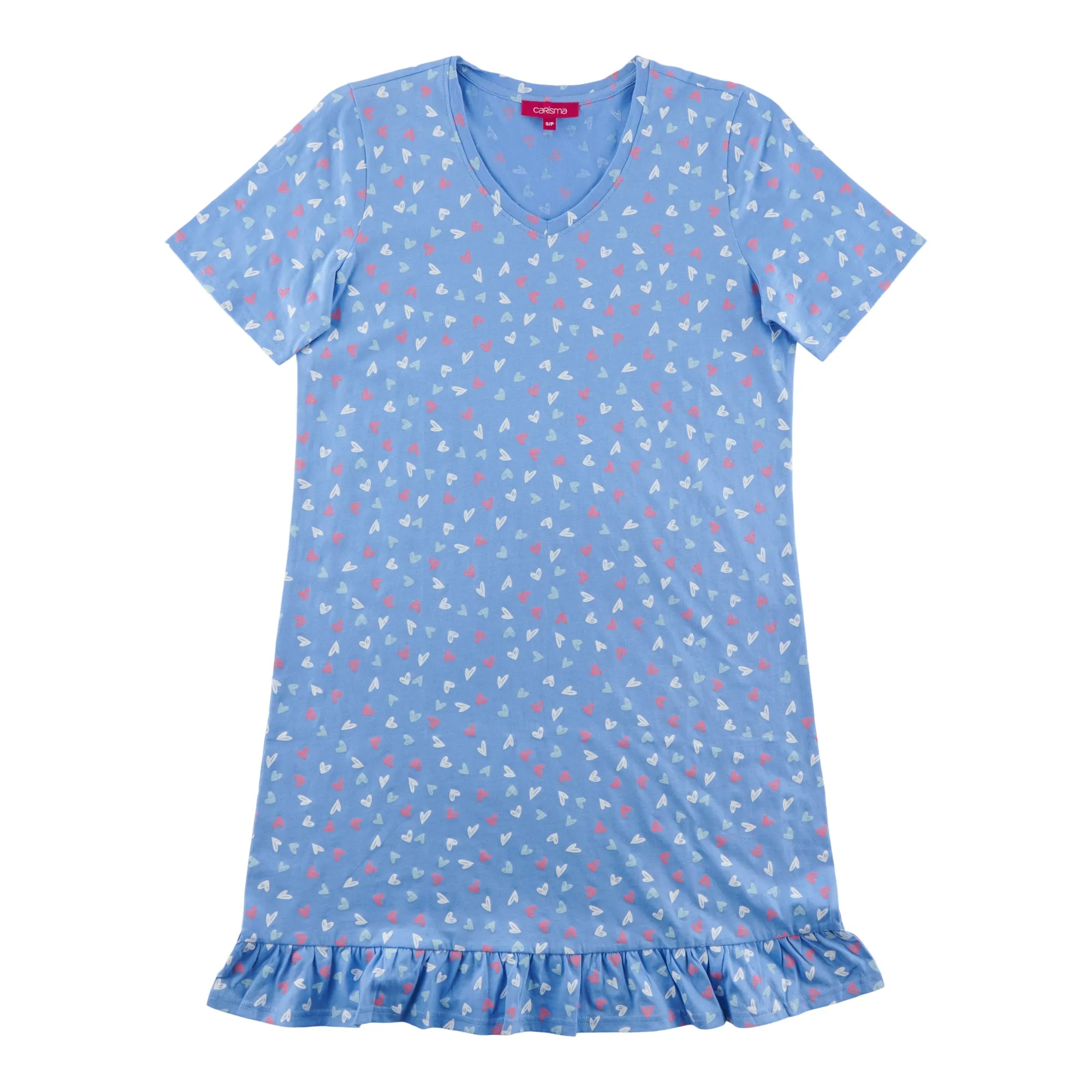 Carisma Women's Printed Ruffle Sleep Shirt sold by Giant Tiger product image thumbnail 2