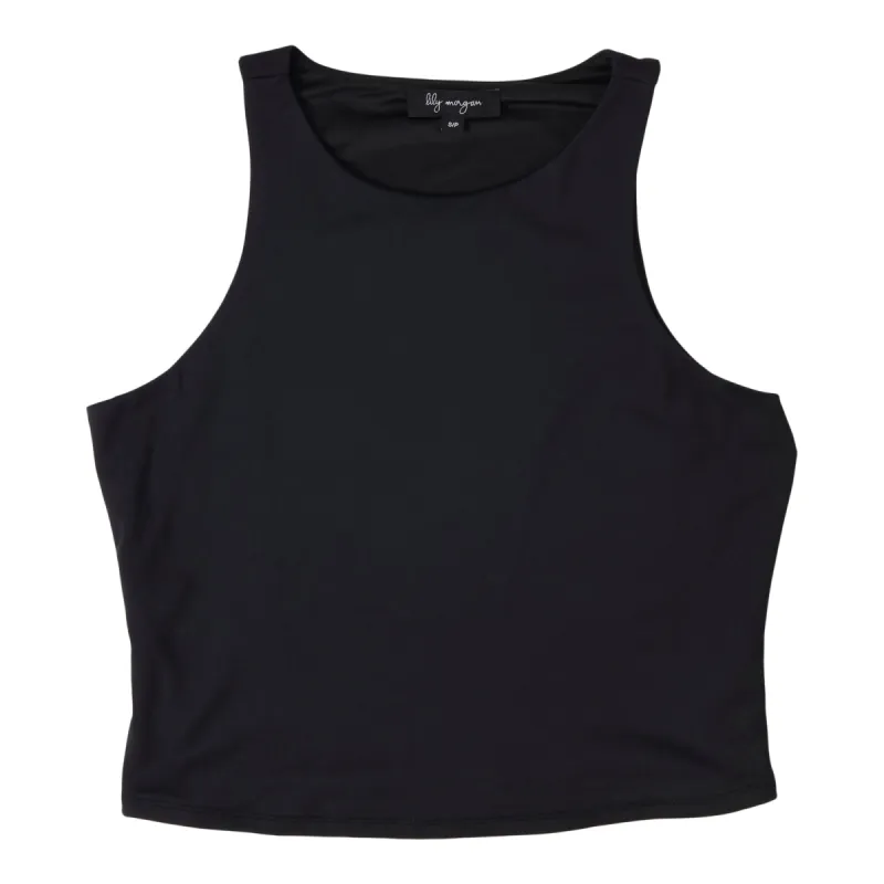 lily morgan Women's Plus Spring Bloom Sleeveless High Neck Tank sold by Giant Tiger