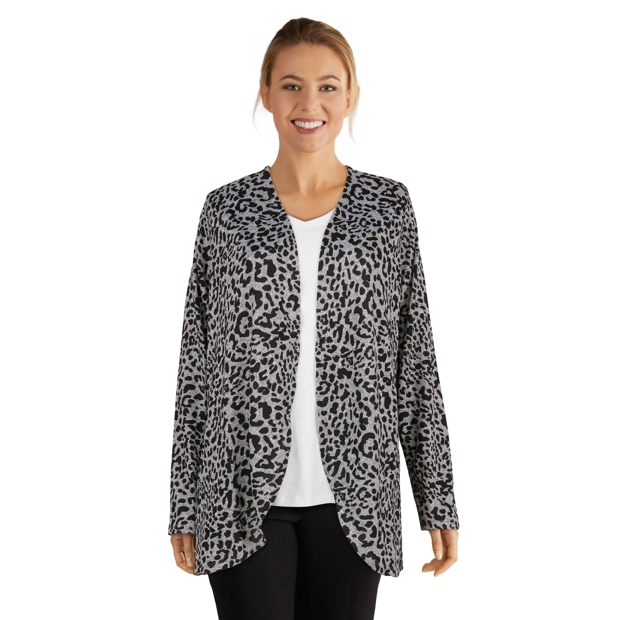 lily morgan Women's City Chic Open Front Cardigan sold by Giant Tiger product image thumbnail 4