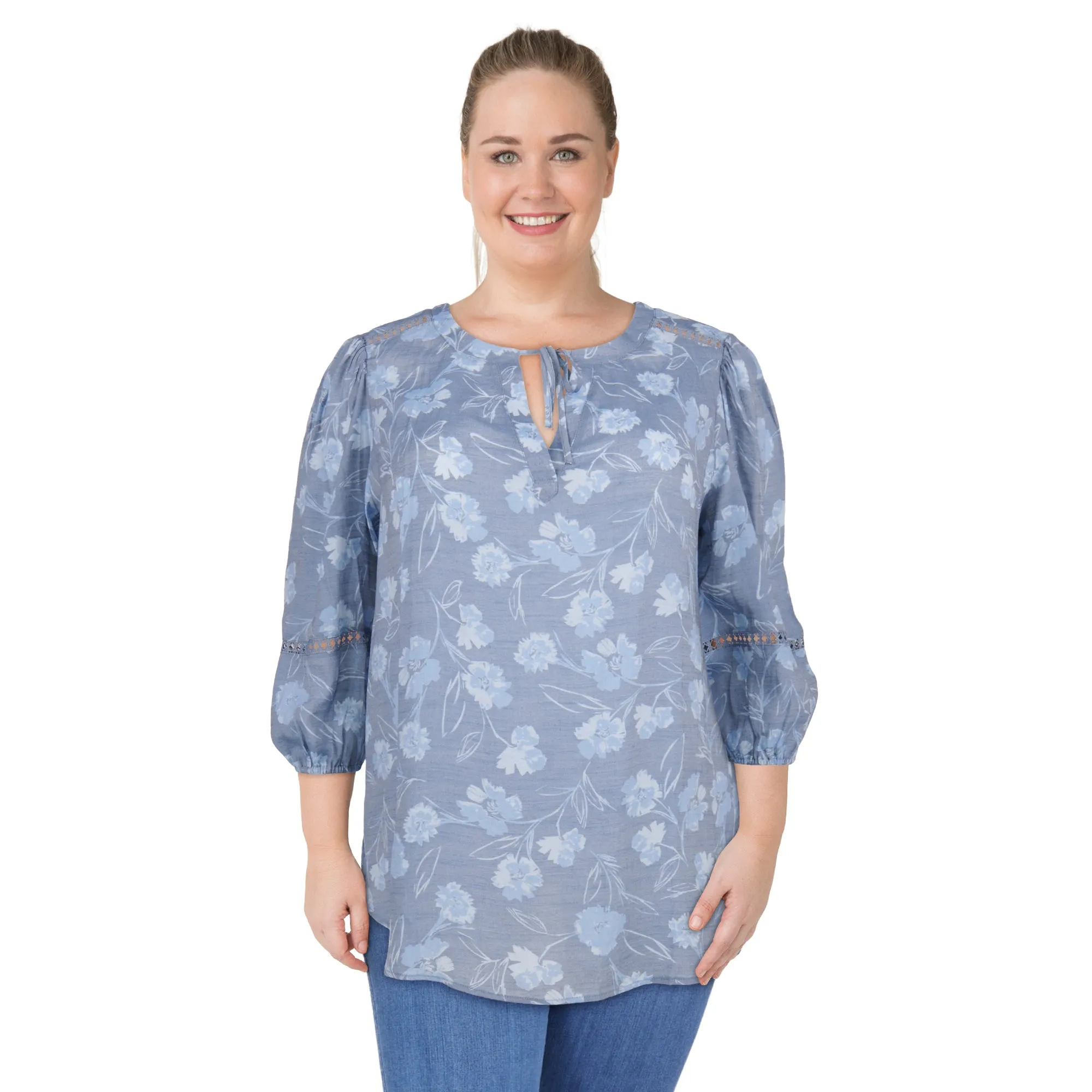 Women's Plus V-Neck Long Sleeve Blouse sold by Giant Tiger product image thumbnail 2